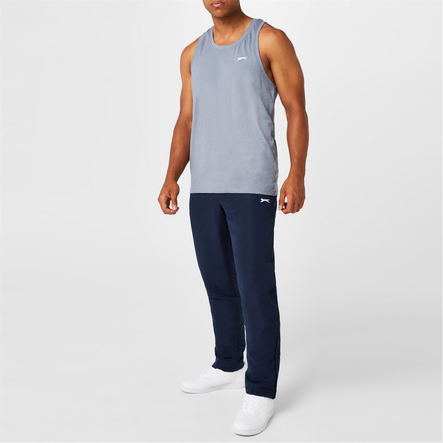 Tepláky Slazenger Navy 9214820 Open Hem Woven Sweatpants Mens - 2