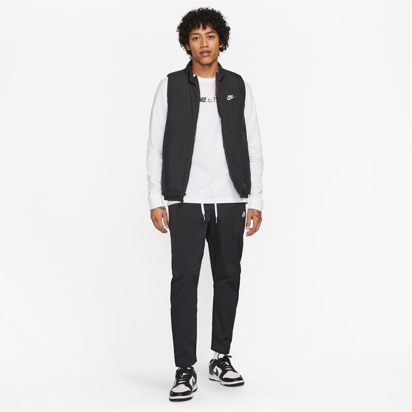 Tepláky adidas Black 1249625 Nike M Nk Clb Wvn Ta Sn99 - 7