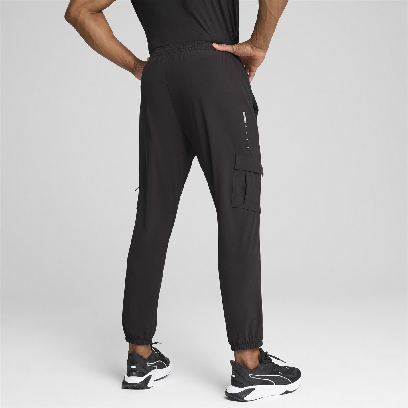 Tepláky Puma Puma Black 8864839 Men's Flex Open Hem Woven Joggers - 3