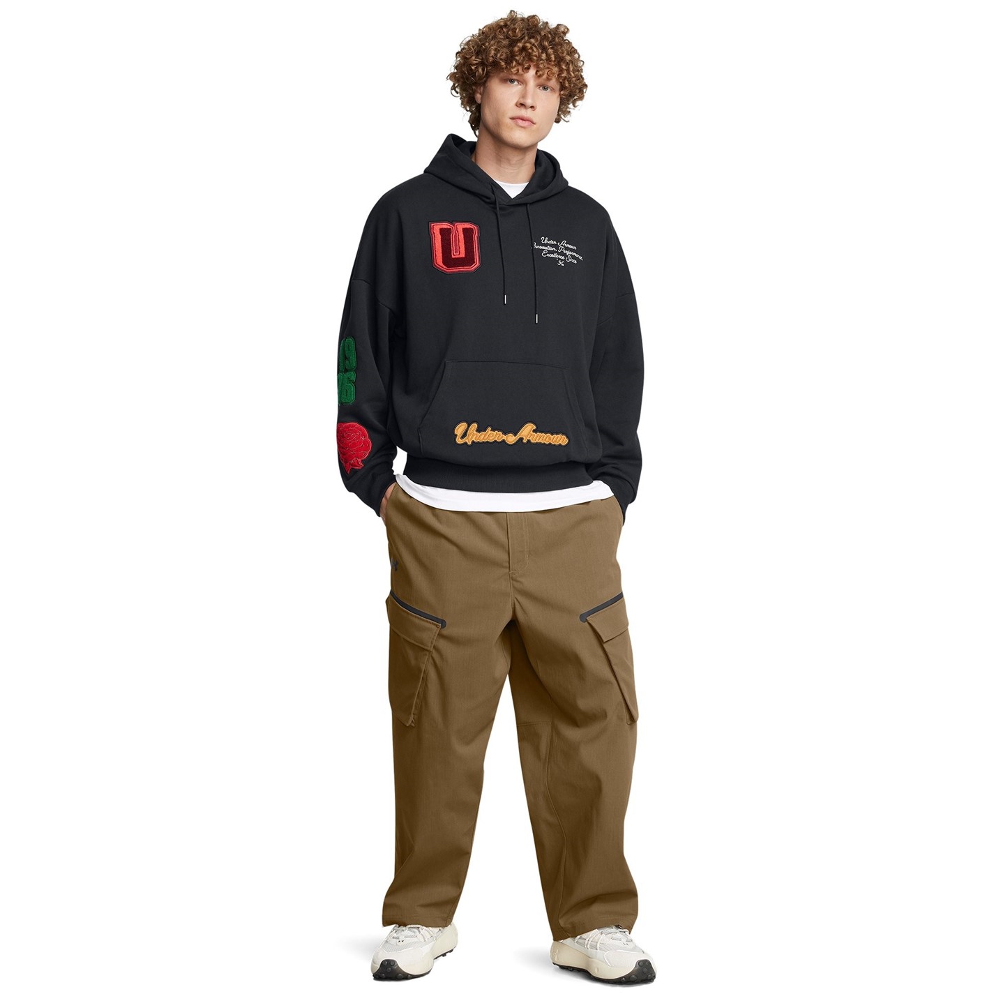 Tepláky Under Armour Brown 8450544 Men's Utility Cargo Joggers - 7