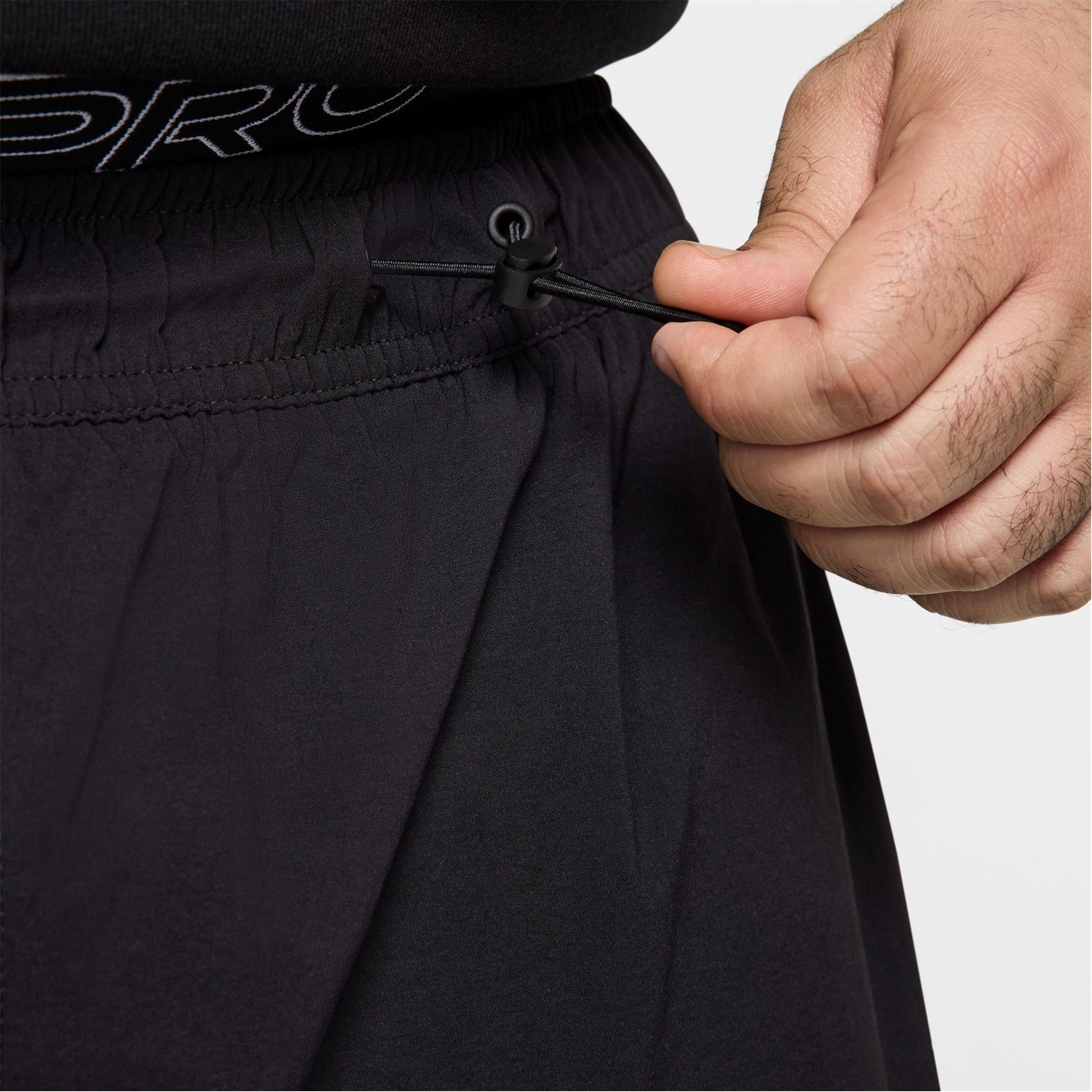Tepláky Nike Black 645067 Men's Open Hem Woven Joggers - 12