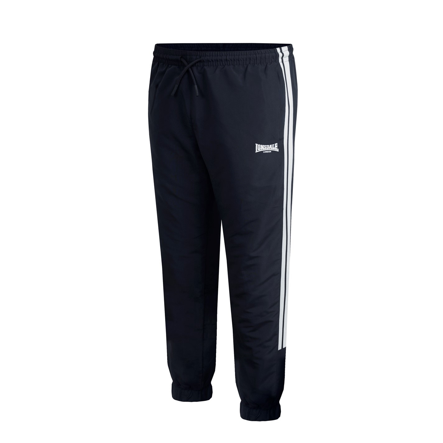 Tepláky Lonsdale Black 7395191 2 Stripe CH Woven Pant Mens - 3
