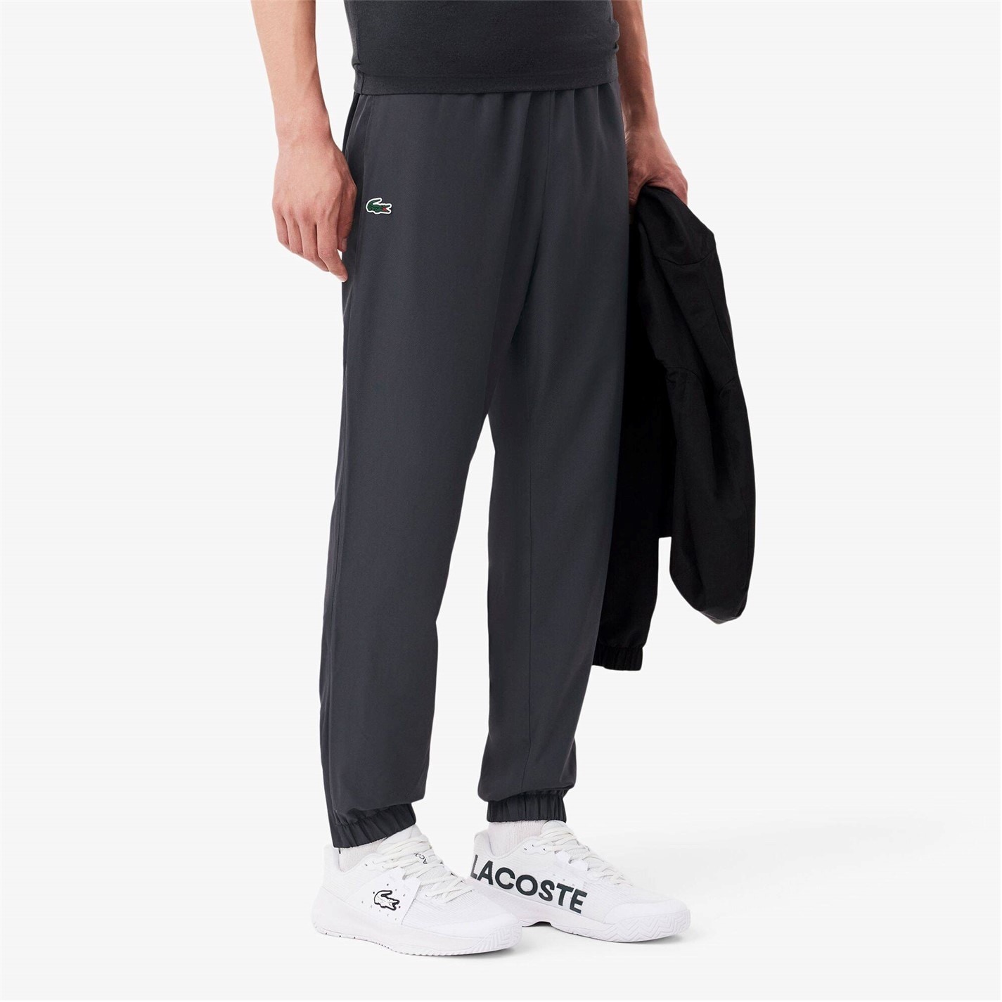Tepláky Lacoste Graphite S5T 174386 Men's Taffeta Closed Hem Tracksuit Bottoms - 2