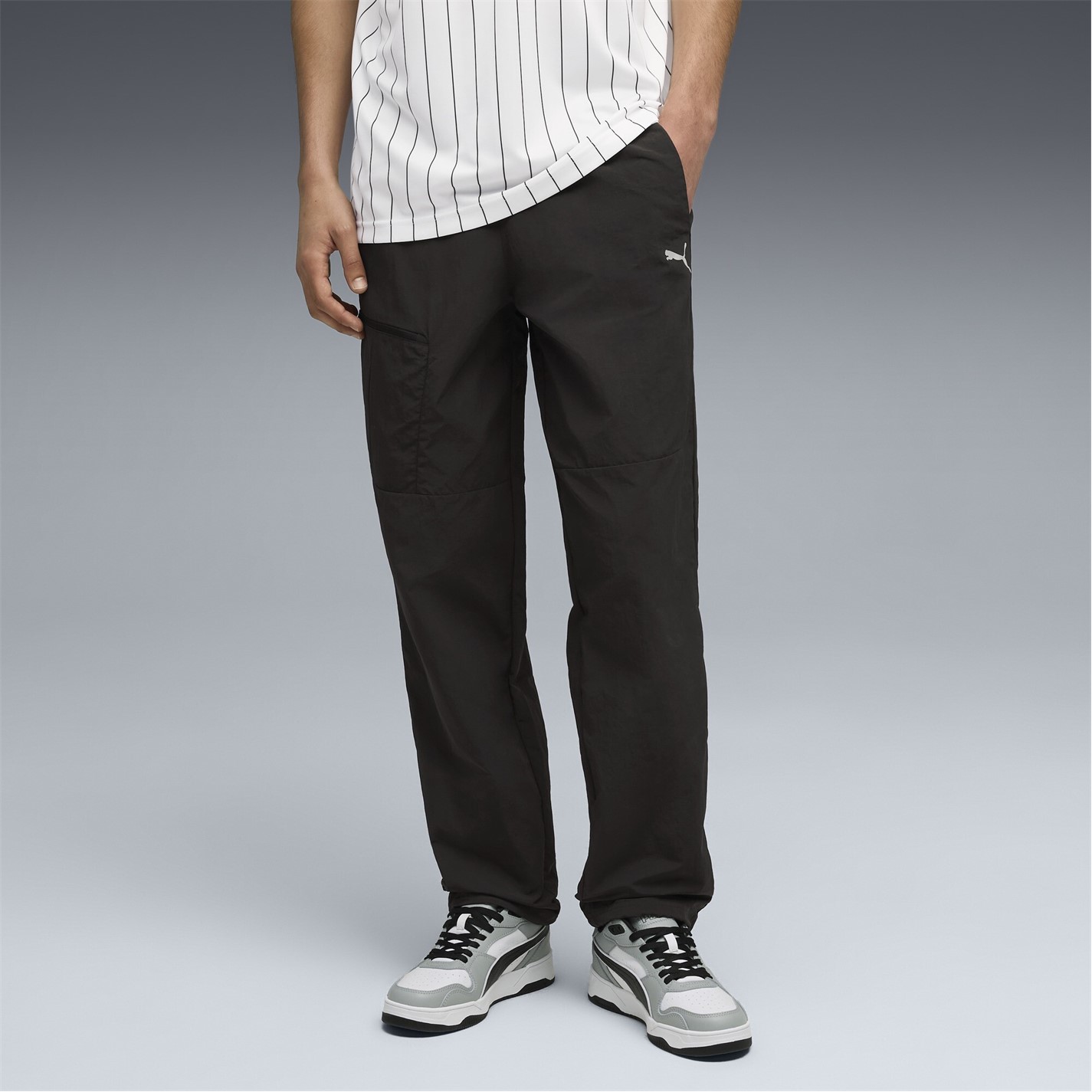 Tepláky Puma PUMA BLACK 553771 Puma PUMATECH WVN CG Sn61 - 3