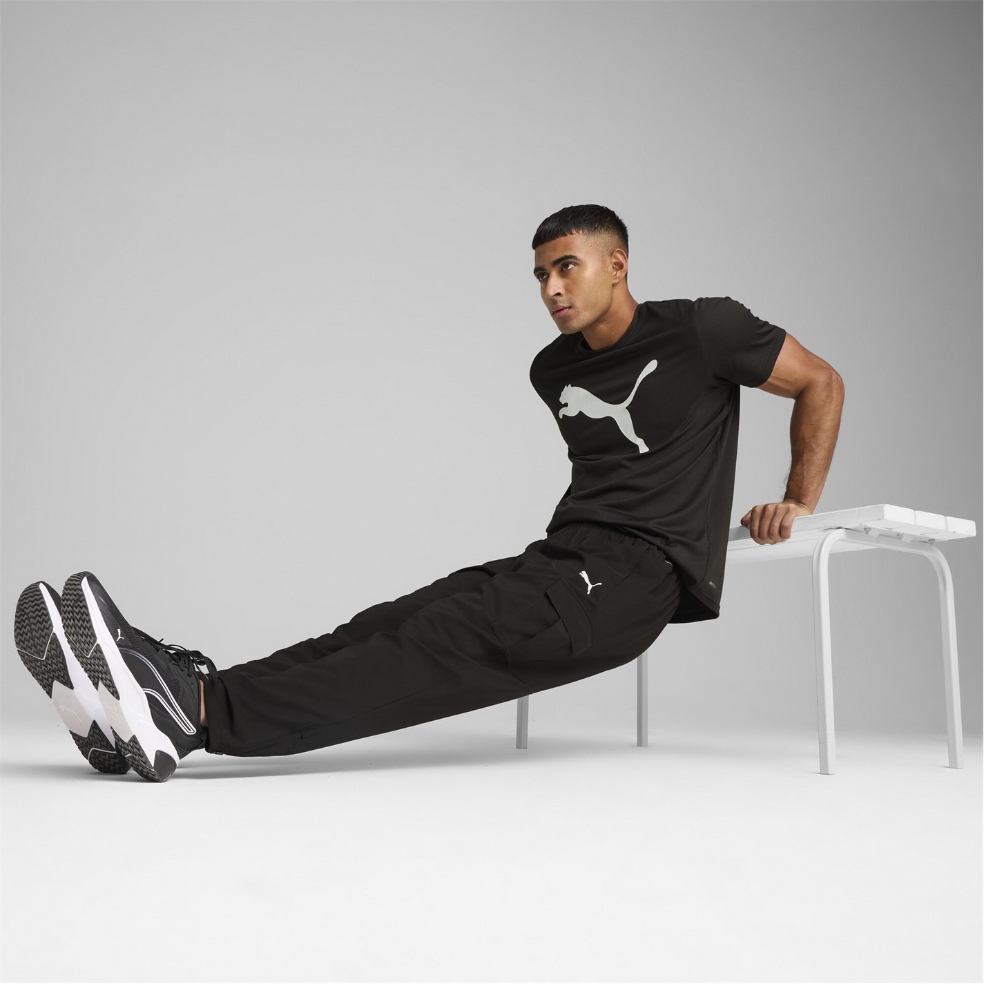 Tepláky Puma Puma Black 9032900 Puma M Tad Tech Woven Cargo Jogger Mens - 7
