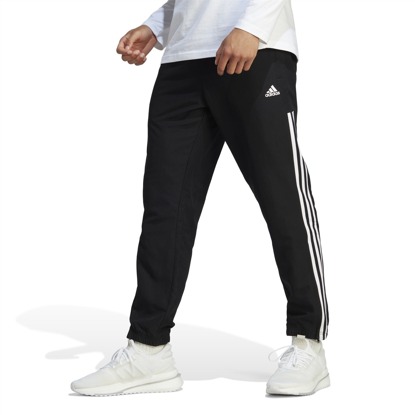 Tepláky adidas Black 2467454 Mens Samson 4.0 Tracksuit Bottoms - 2
