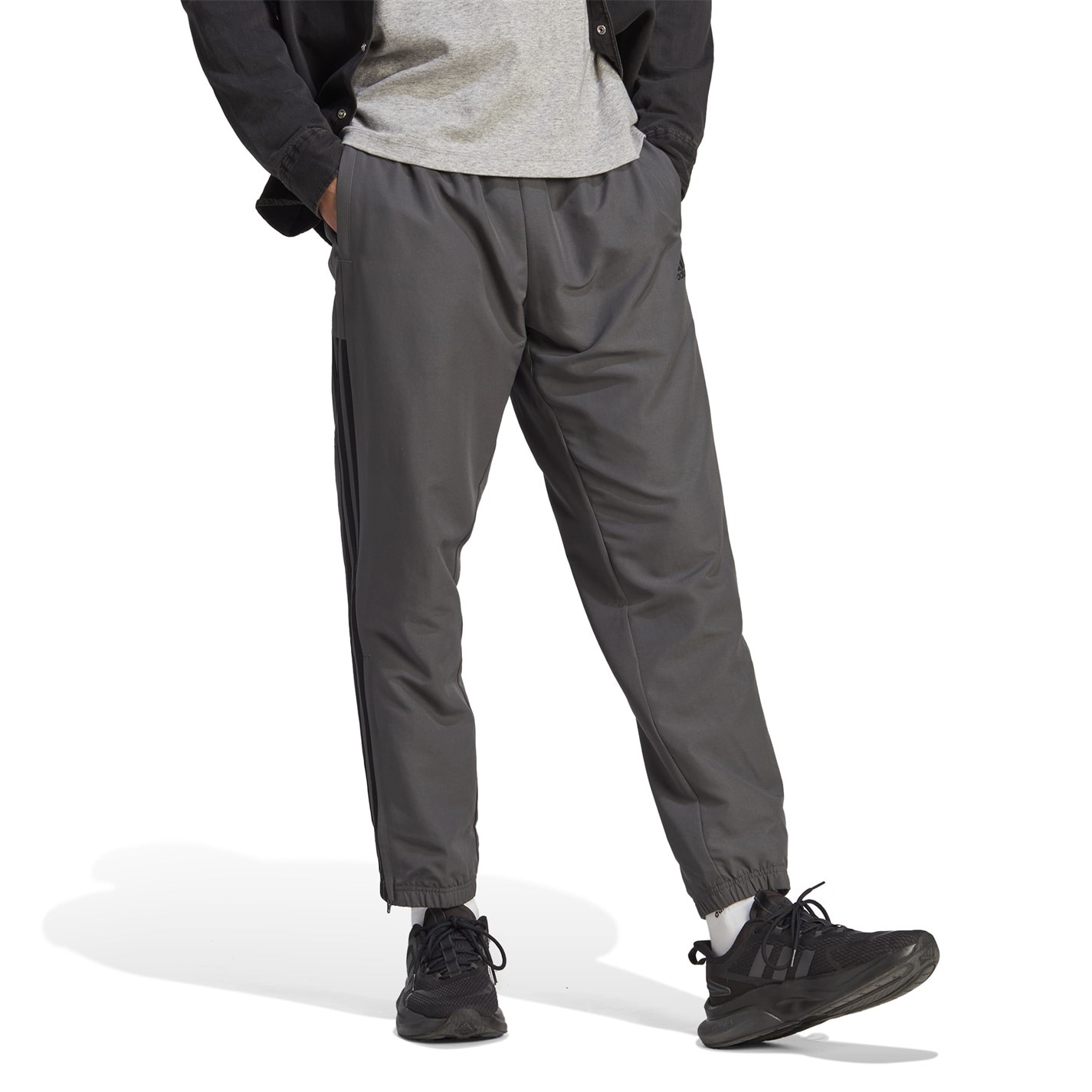 Tepláky adidas DarkGrey 4562809 Mens Samson 4.0 Tracksuit Bottoms - 4