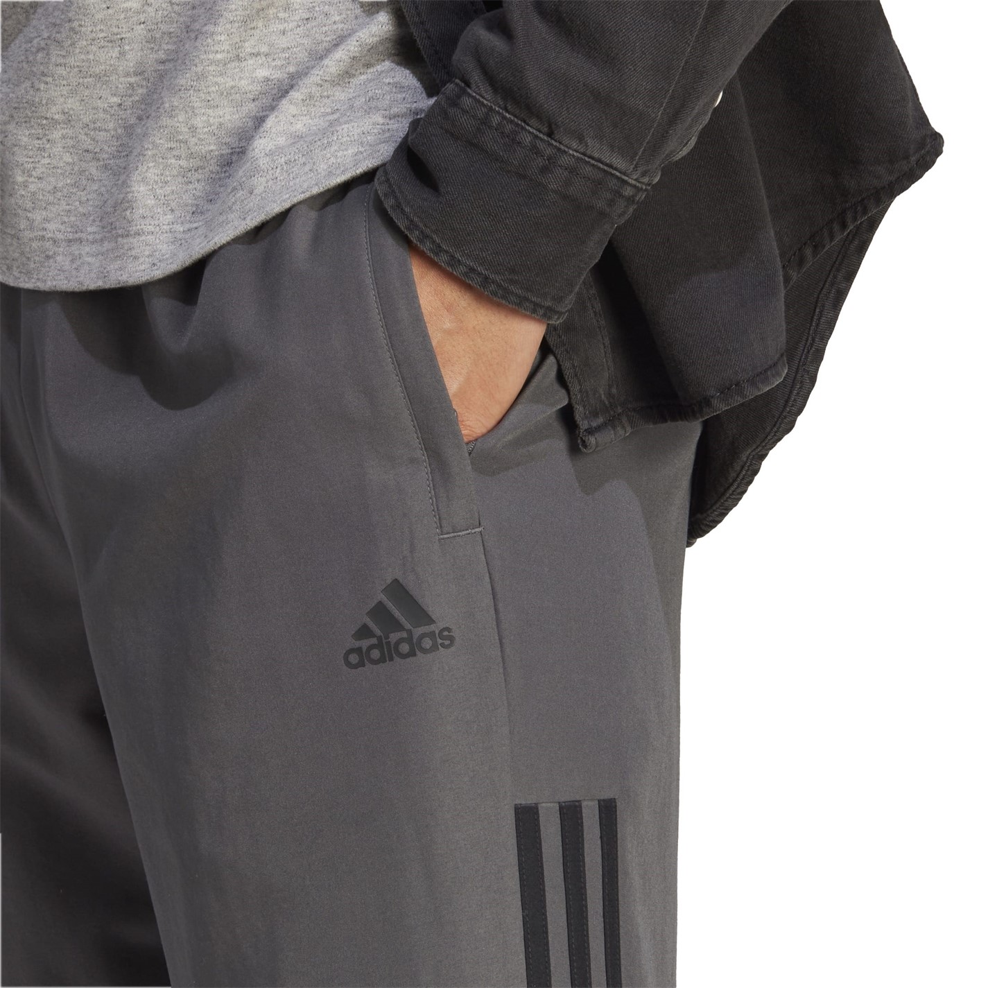 Tepláky adidas DarkGrey 4562809 Mens Samson 4.0 Tracksuit Bottoms - 5