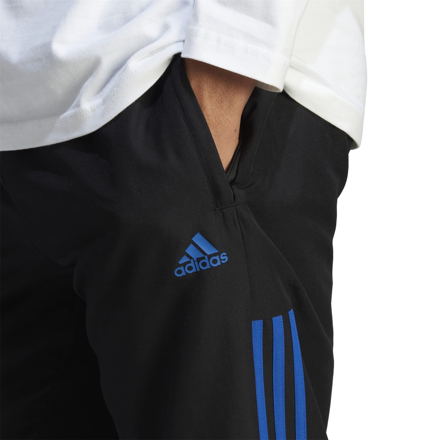 Tepláky adidas Black 5040961 Mens Samson 4.0 Tracksuit Bottoms - 5