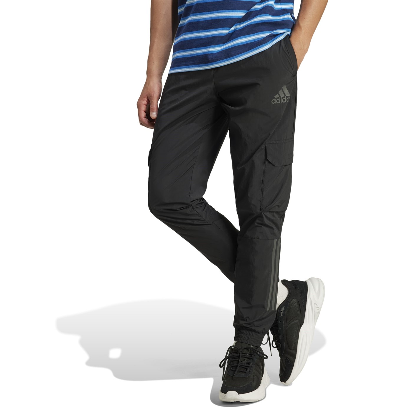 Tepláky adidas Black 6950509 Tech Tracksuit Bottoms Adults - 2
