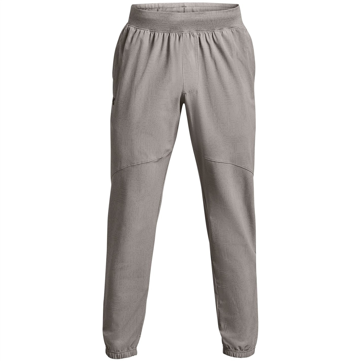 Tepláky Under Armour Grey 4519769 Men's Stretch Printed Closed Hem Woven Joggers - 1