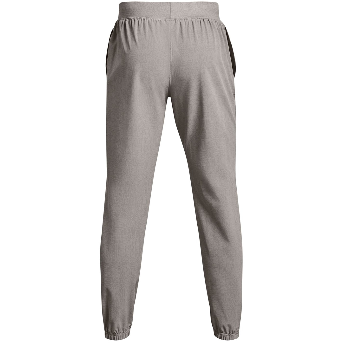 Tepláky Under Armour Grey 4519769 Men's Stretch Printed Closed Hem Woven Joggers - 7