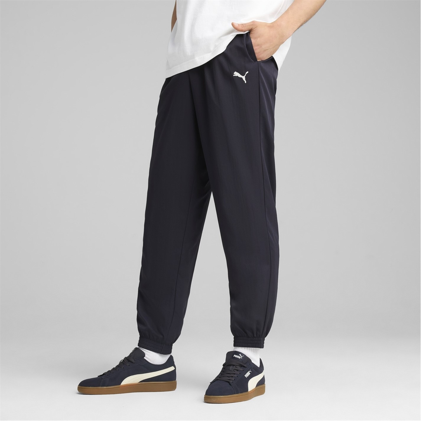 Tepláky Puma Puma Navy 9583721 Puma Ess Woven Pants Cl Jogger Mens - 3