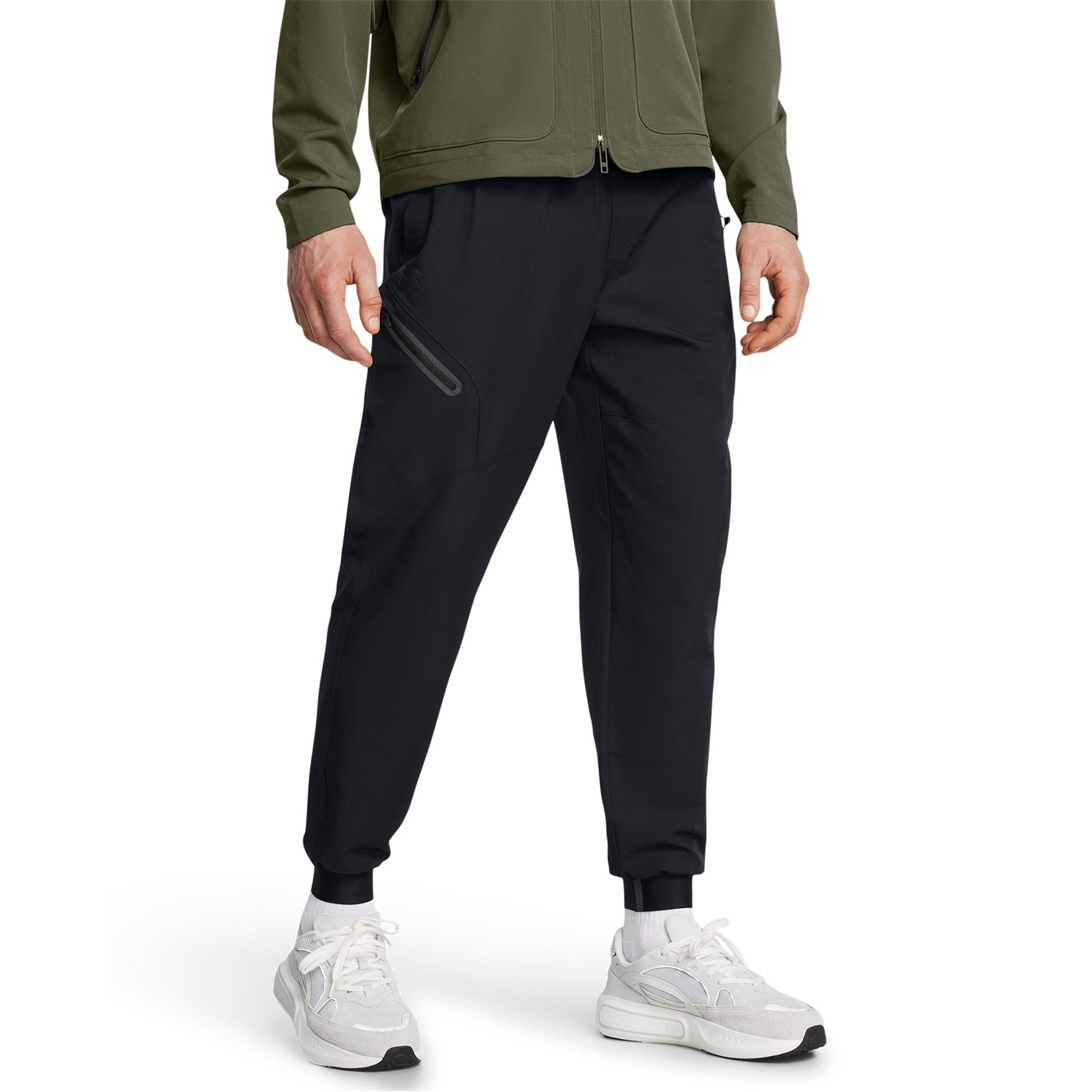 Tepláky Under Armour Black 8314675 Men's Unstoppable Closed Hem Woven Joggers - 2