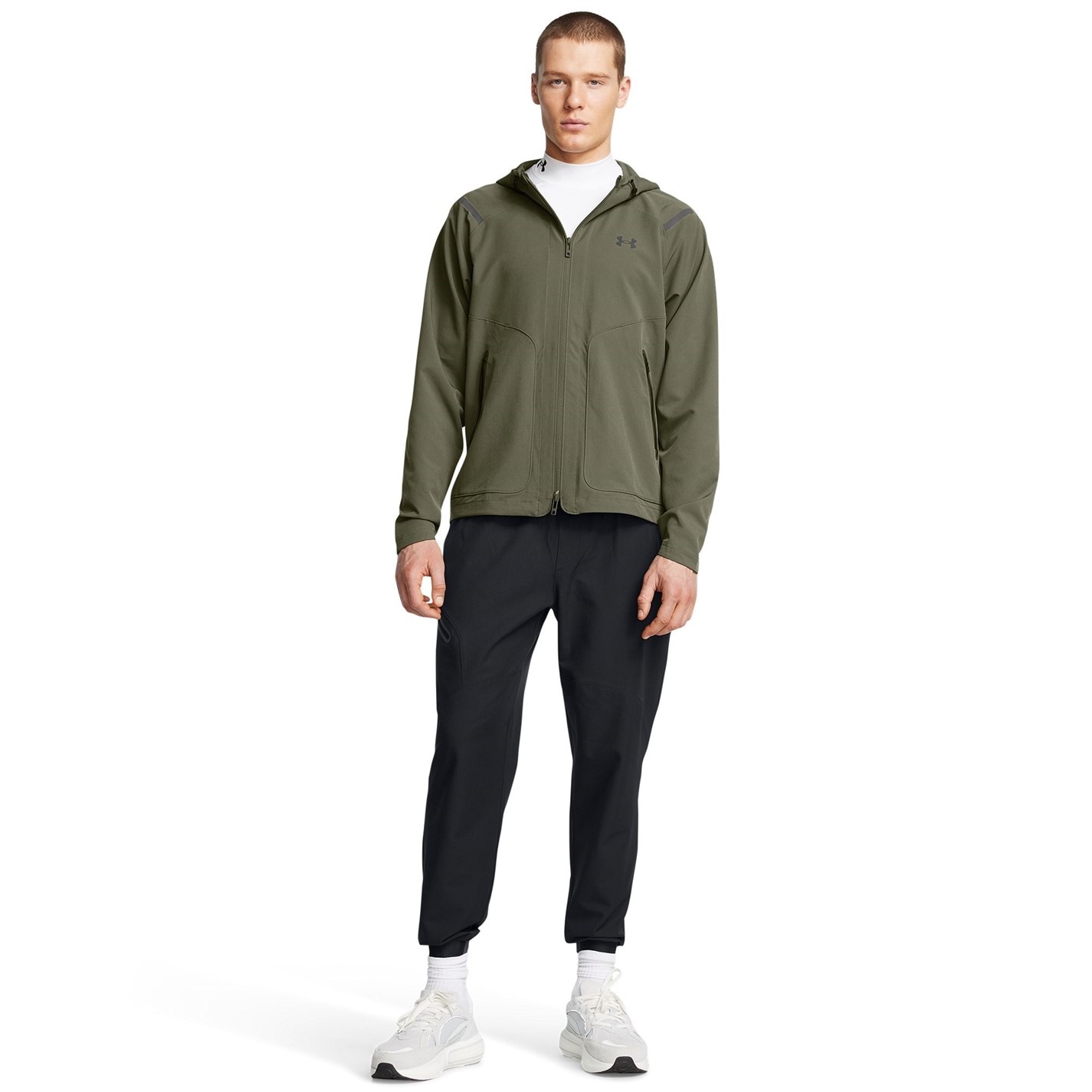 Tepláky Under Armour Black 8314675 Men's Unstoppable Closed Hem Woven Joggers - 4