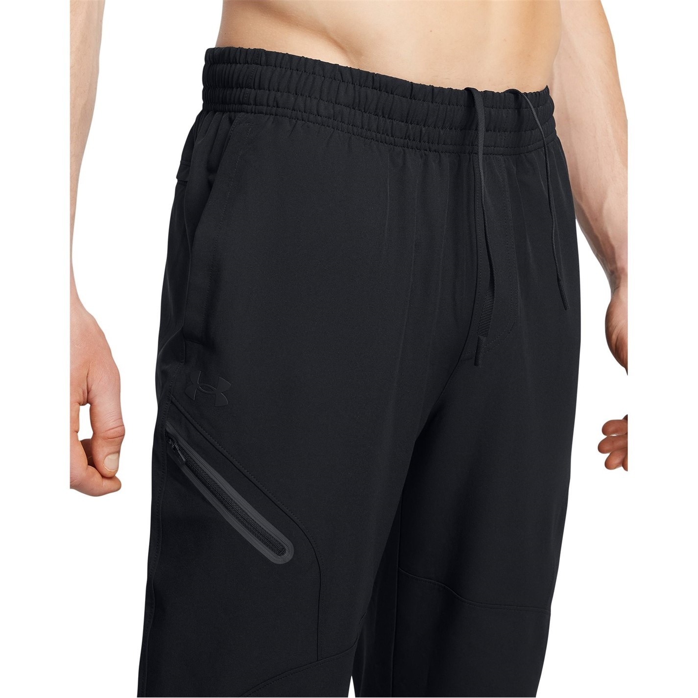 Tepláky Under Armour Black 8314675 Men's Unstoppable Closed Hem Woven Joggers - 5