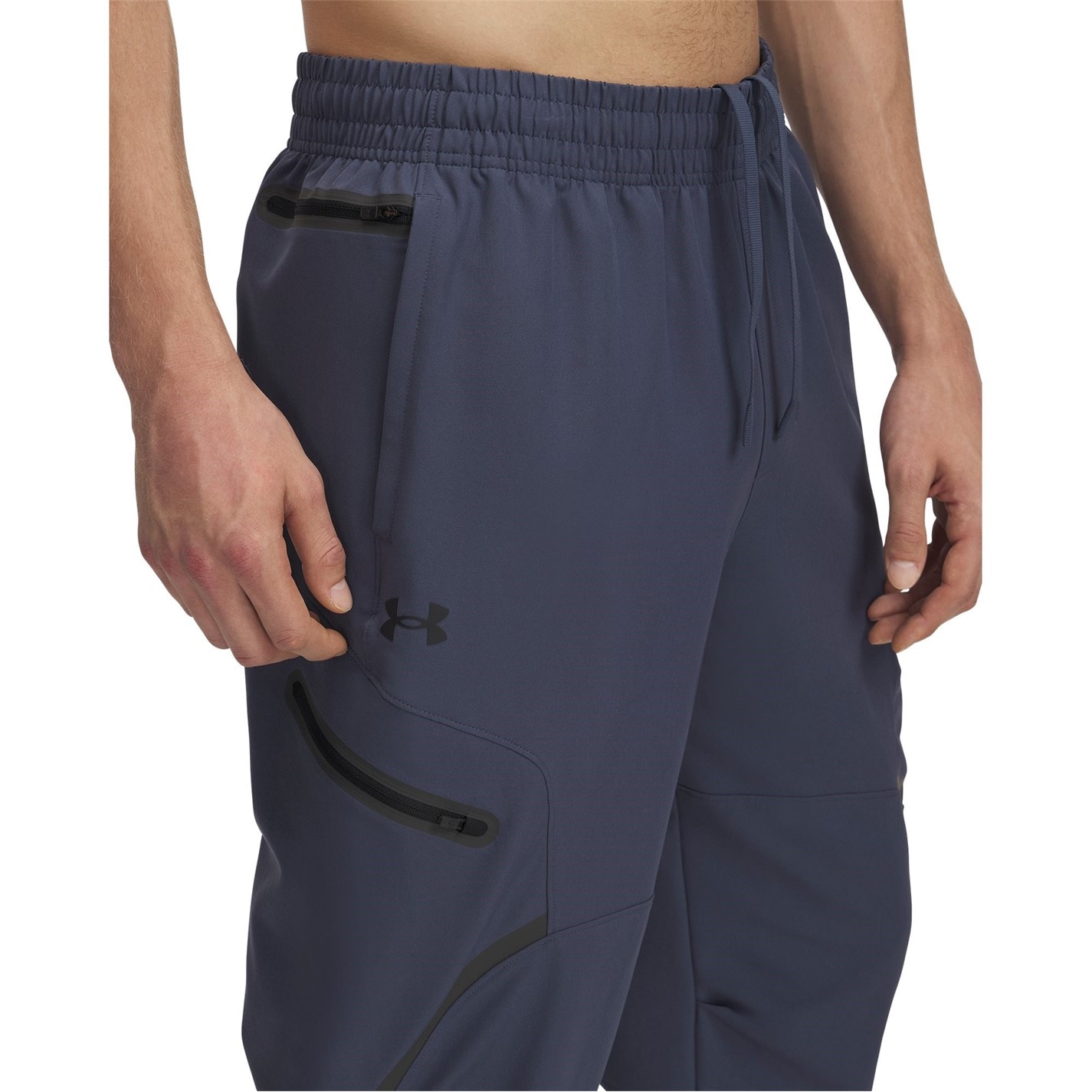 Tepláky Under Armour Grey 1471042 Men's Unstop Cargo Closed Hem Woven Joggers - 3