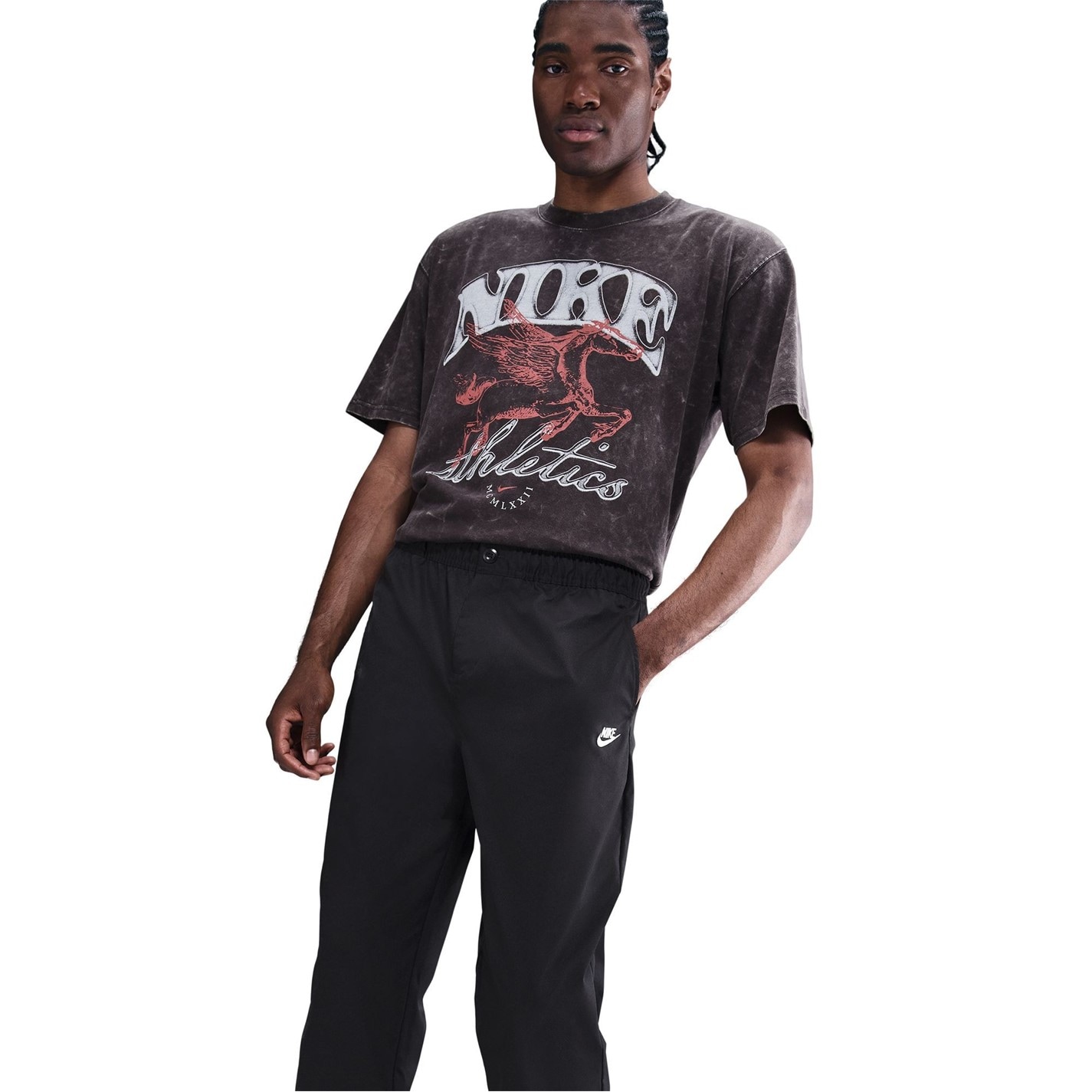 Tepláky Nike Black 101701 Nike Club Wvn Pants Sn00 - 3