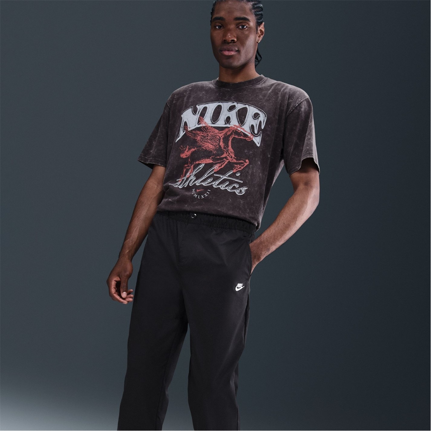 Tepláky Nike Black 101701 Nike Club Wvn Pants Sn00 - 6