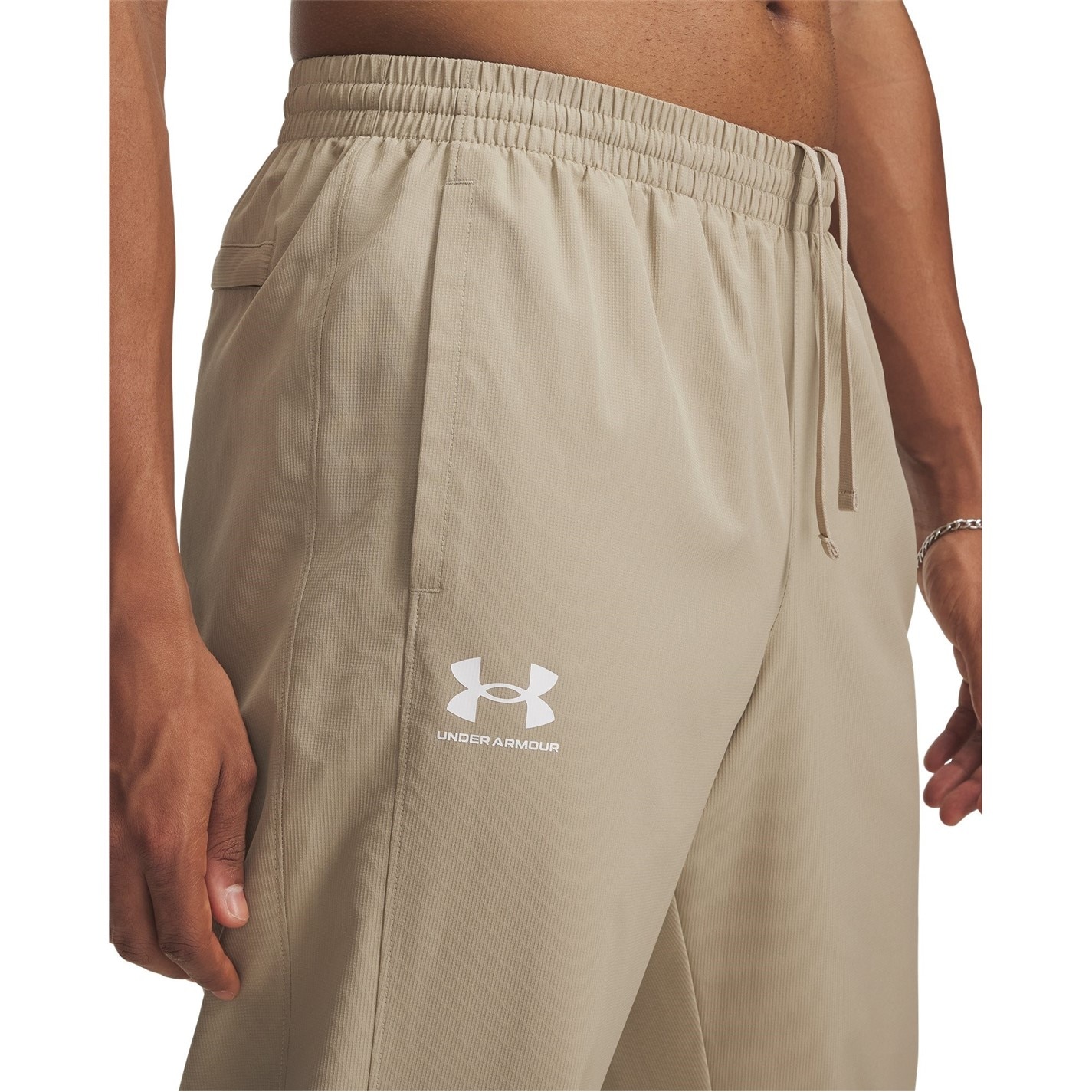 Tepláky Under Armour City Khaki 5699587 Rival Woven Tracksuit Bottoms Mens - 3