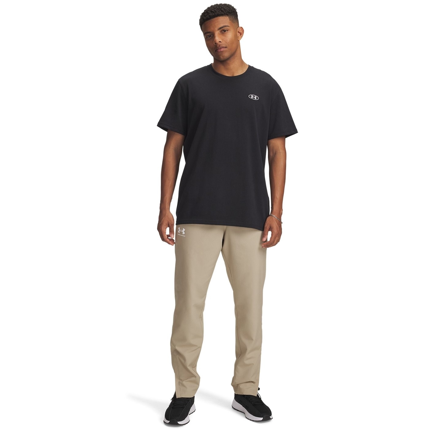 Tepláky Under Armour City Khaki 5699587 Rival Woven Tracksuit Bottoms Mens - 4