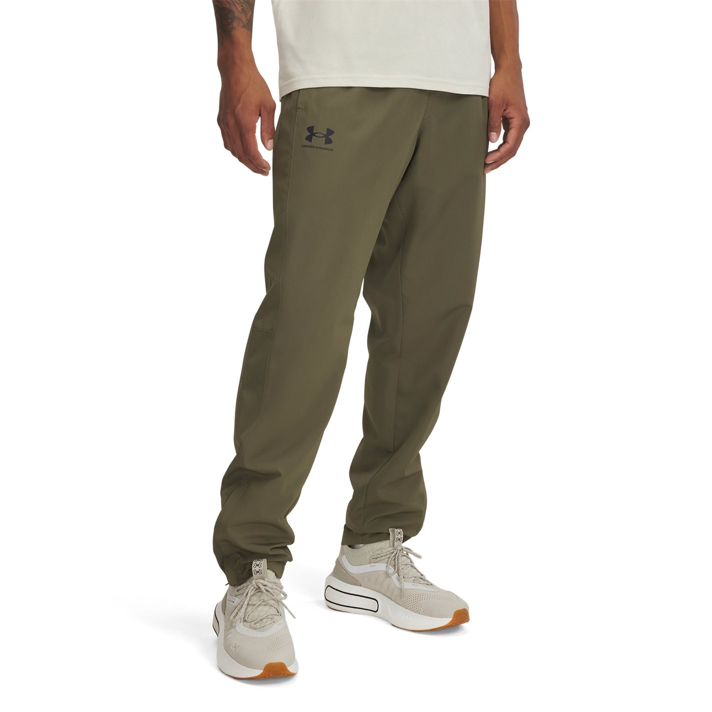 Tepláky Under Armour Marine OD Green 9930816 Rival Woven Tracksuit Bottoms Mens - 1