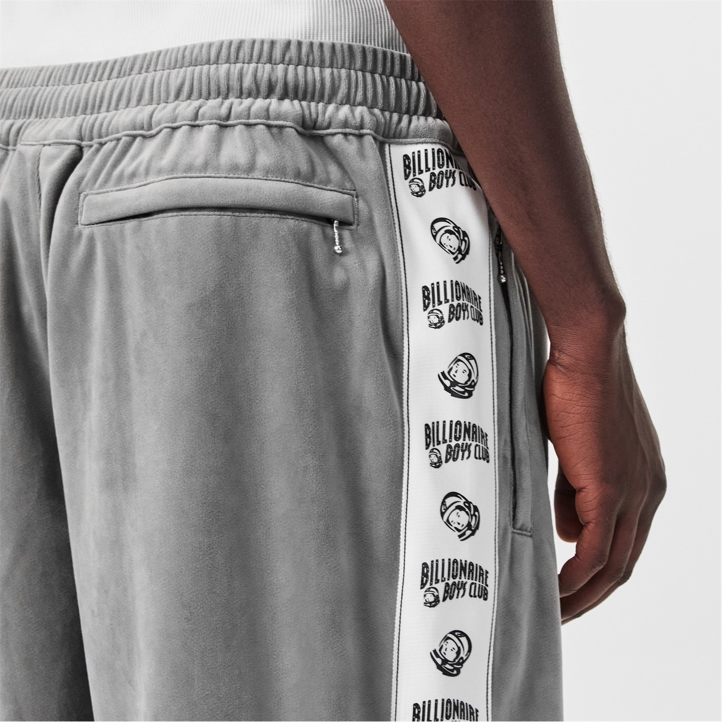 Tepláky BILLIONAIRE BOYS CLUB Charcoal 6292709 Men's Small Arch Open Hem Woven Tracksuit Joggers - 5