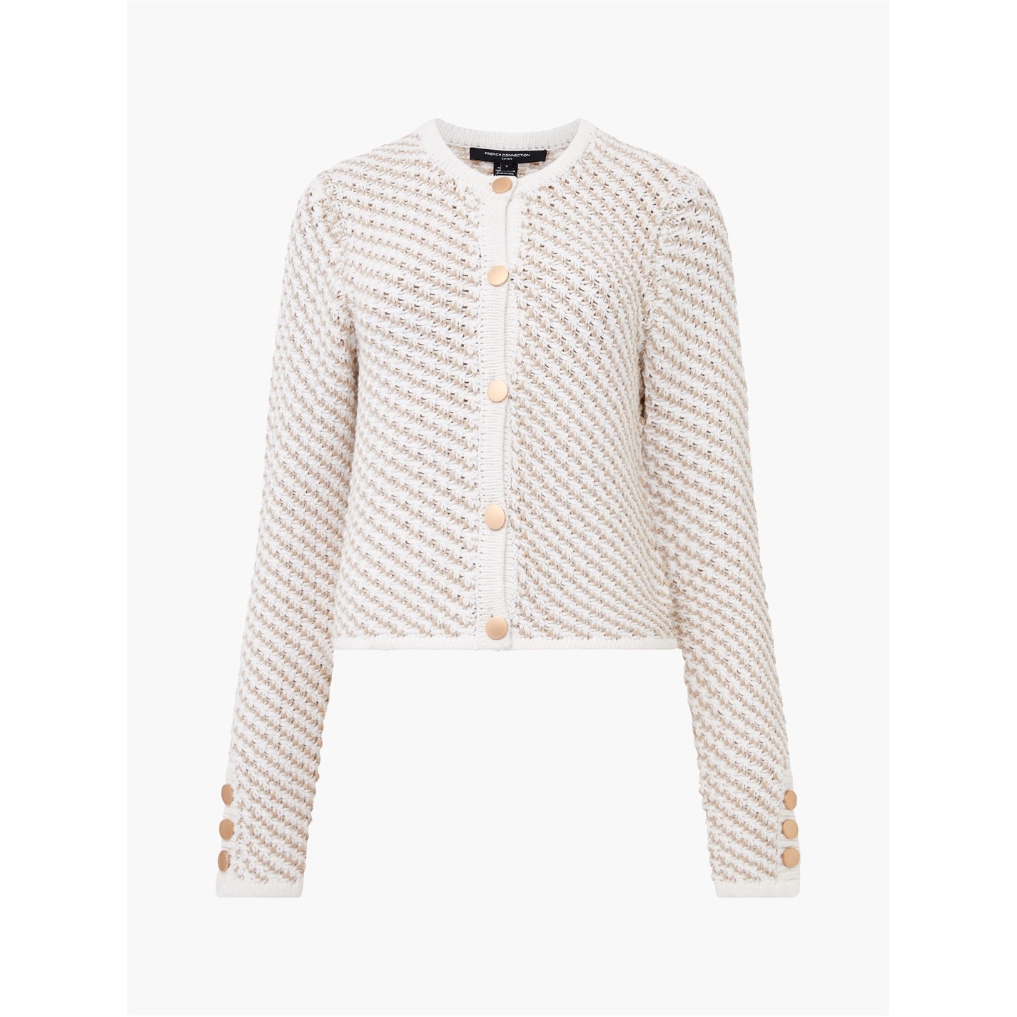 French Connection Cream 2317570 Women's FC Janai Cardigan - 1