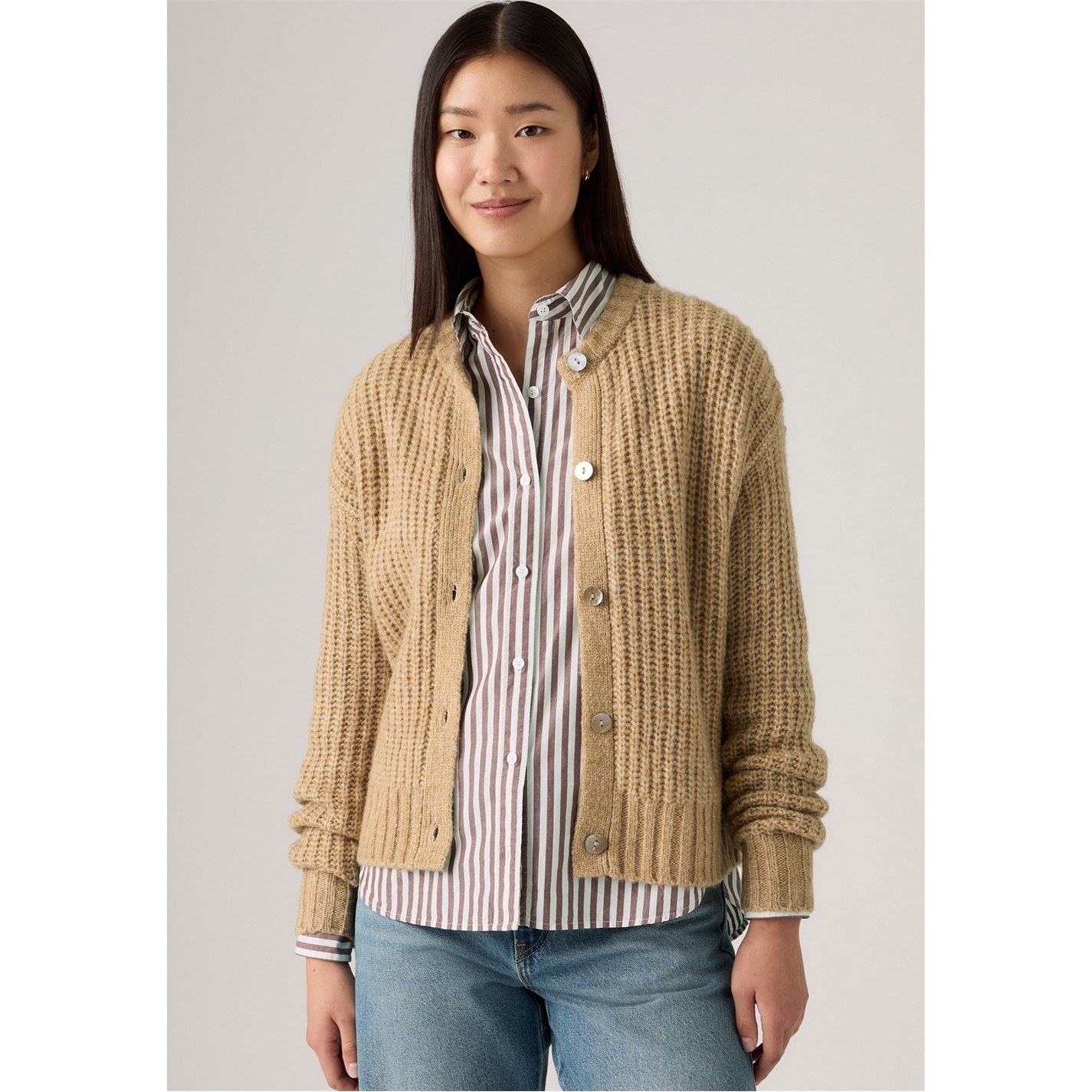Šaty Levis Heather Caraml 5228917 Women's Luna Soft Knit Cardigan - 3