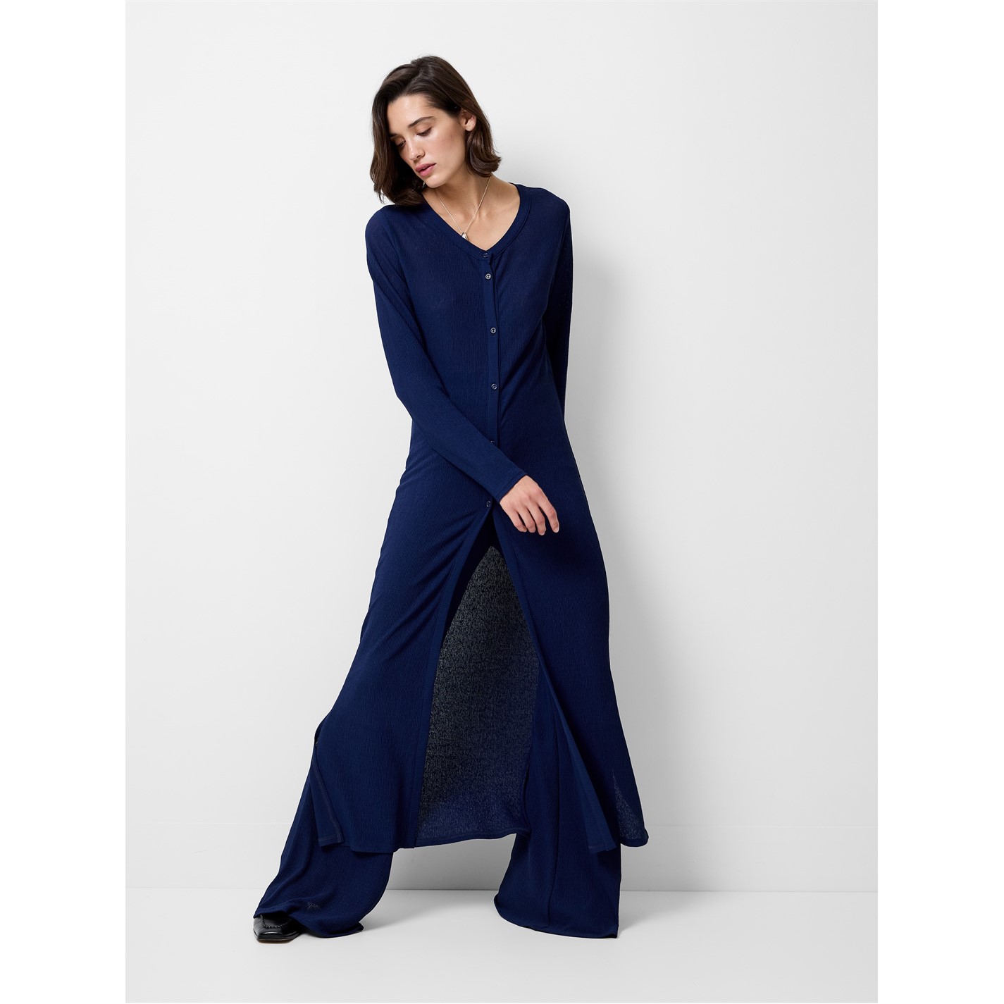 French Connection Blue 7883310 Women's FC Meera Cardigan - 2