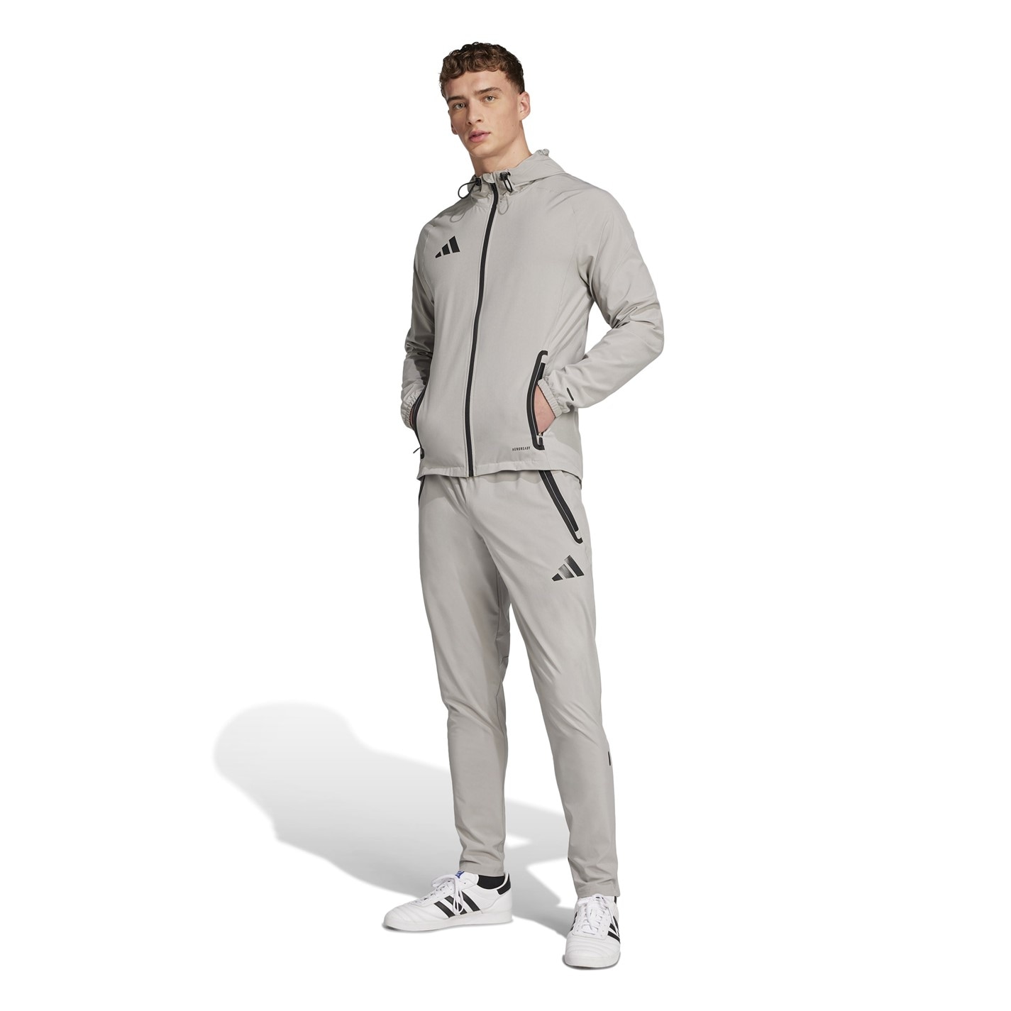 Tepláky adidas Grey 4263977 Tiro 25 Competition Vis Tech Travel Pants - 7