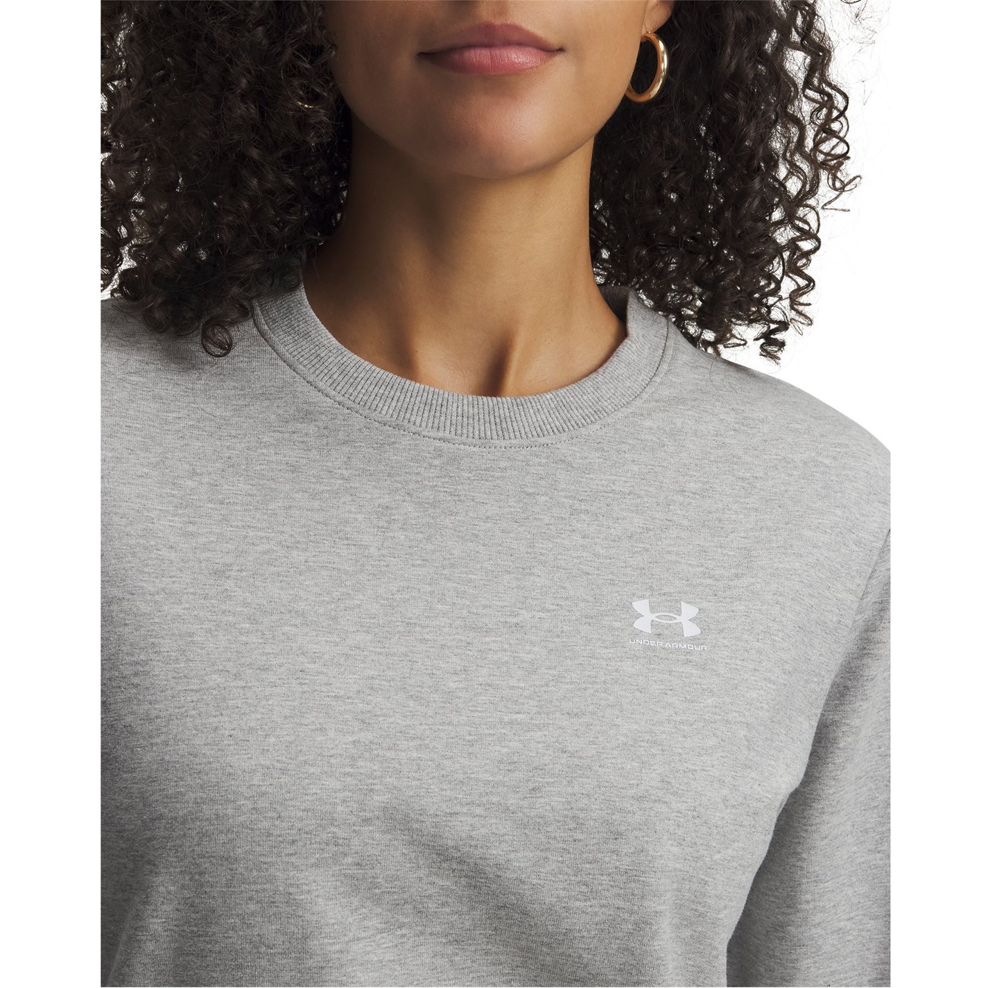 Bunda Under Armour Mod Gray 7647864 Womens Sport Terry Performance Tracksuit Top - 3