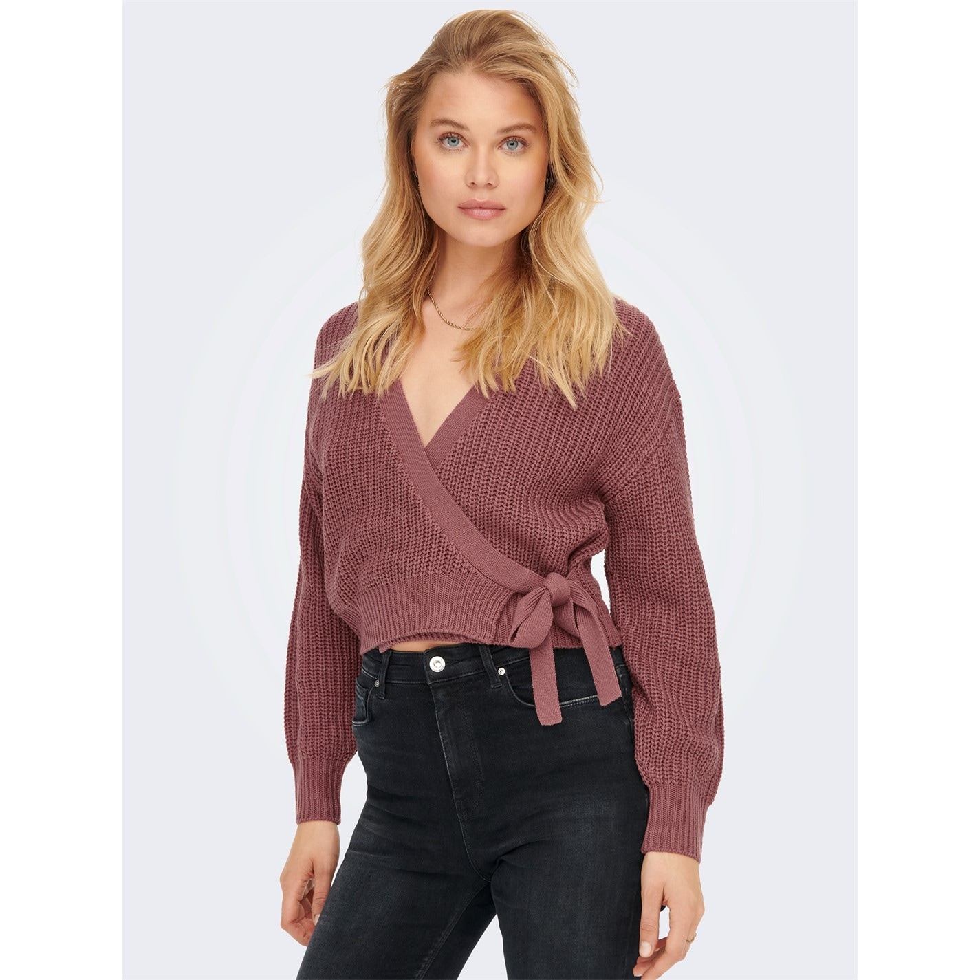 Šaty Only Nostalgia Rose 6721305 Women's Breda Wrap Cardigan - 2