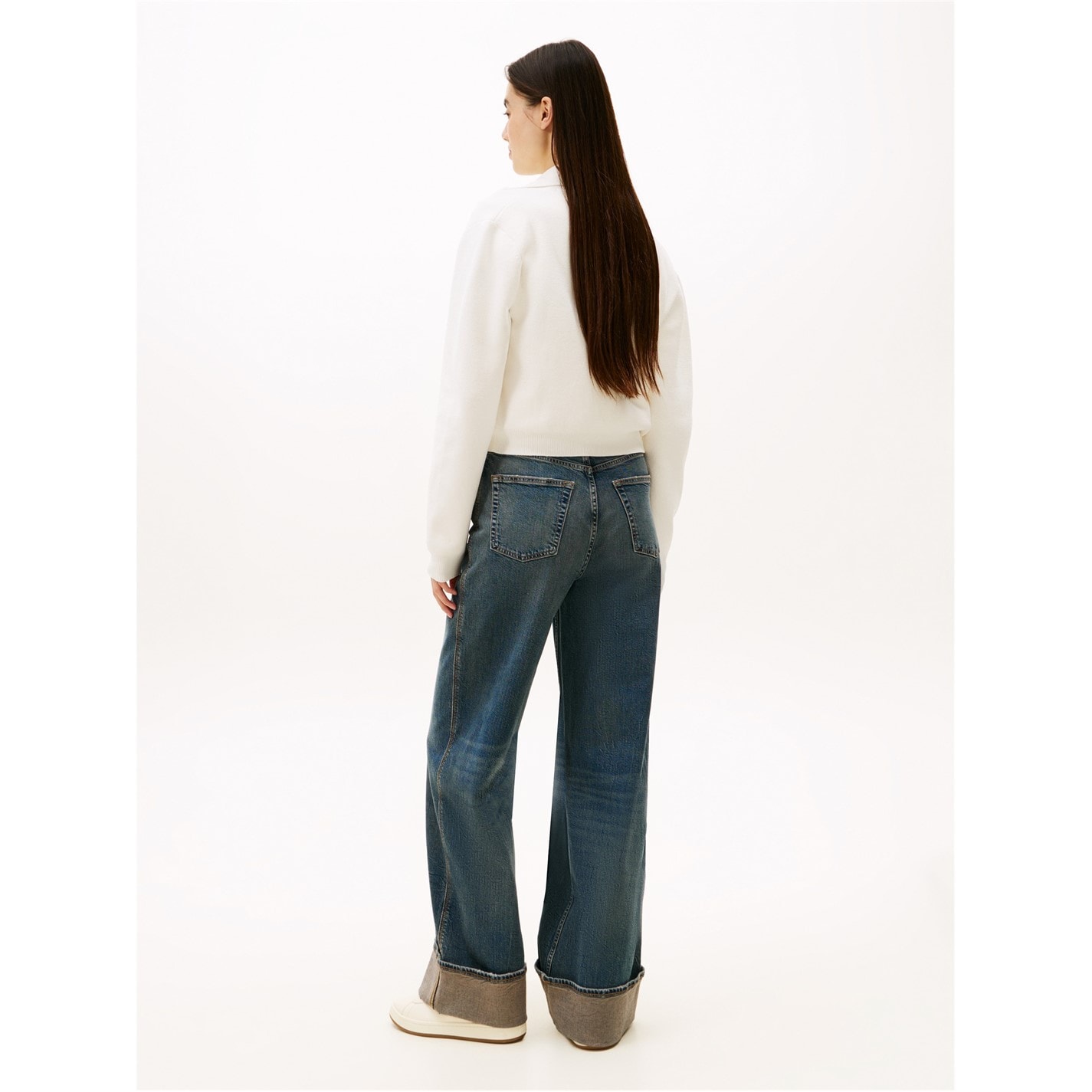 Tommy Jeans Ancient White 300463 TJ Cozy Script Crdi Ld61 - 5