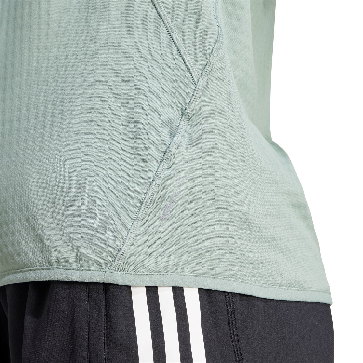Bunda adidas Silver Green 6608181 Women's Ultimate High Visibility Half Zip Performance Tracksuit Top - 6