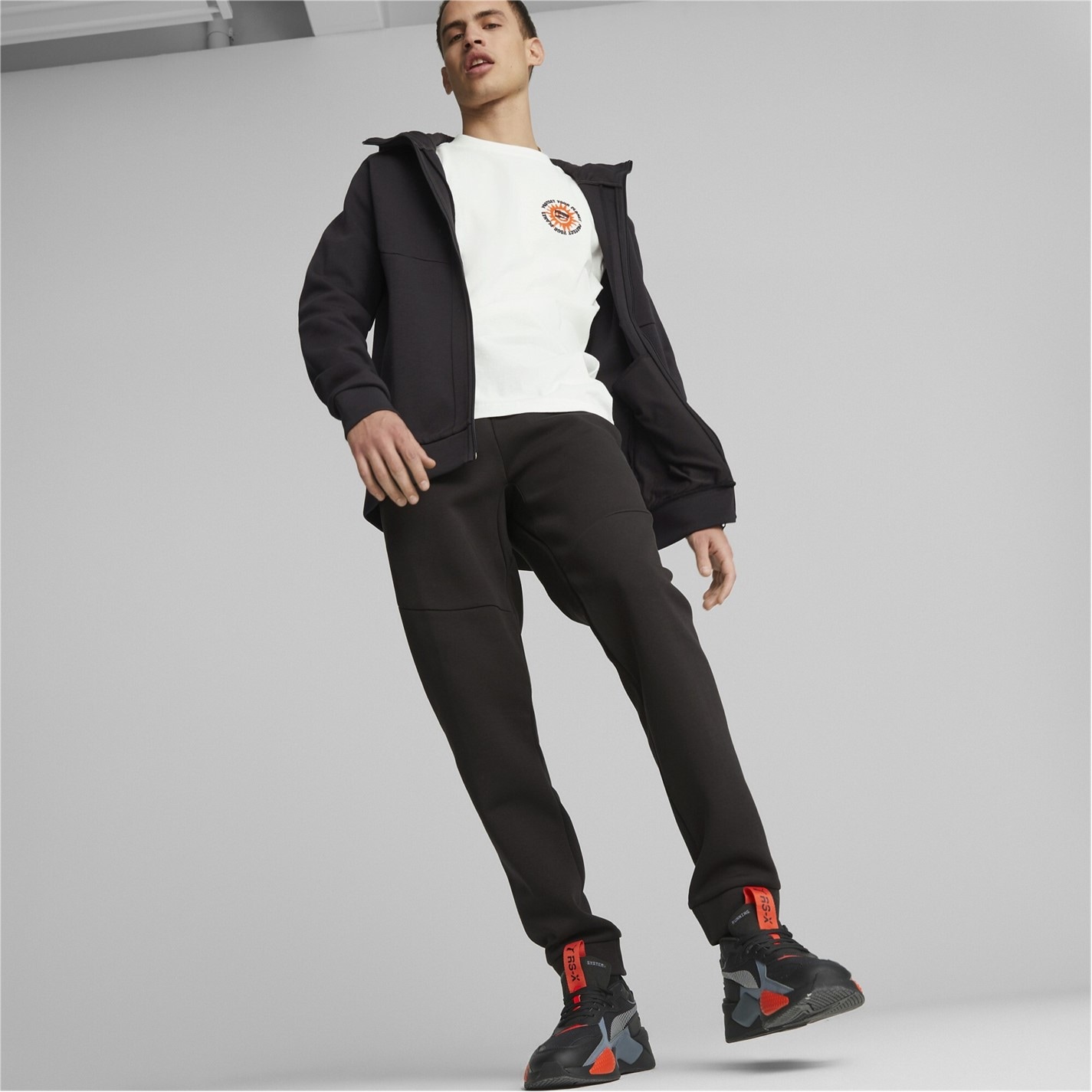 Tepláky Puma Puma Black 8841750 Men's Pumatech Open Hem Poly Jogger - 6