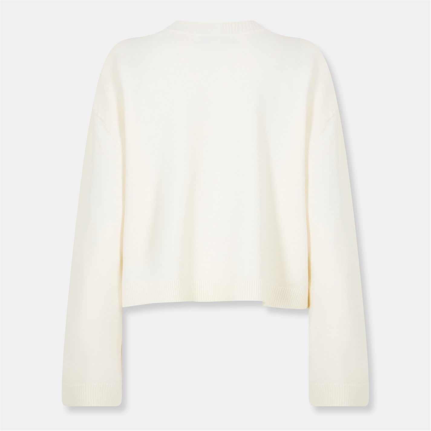 Jack Wills Vintage White 6984105 Women's WideRib Cardigan - 2