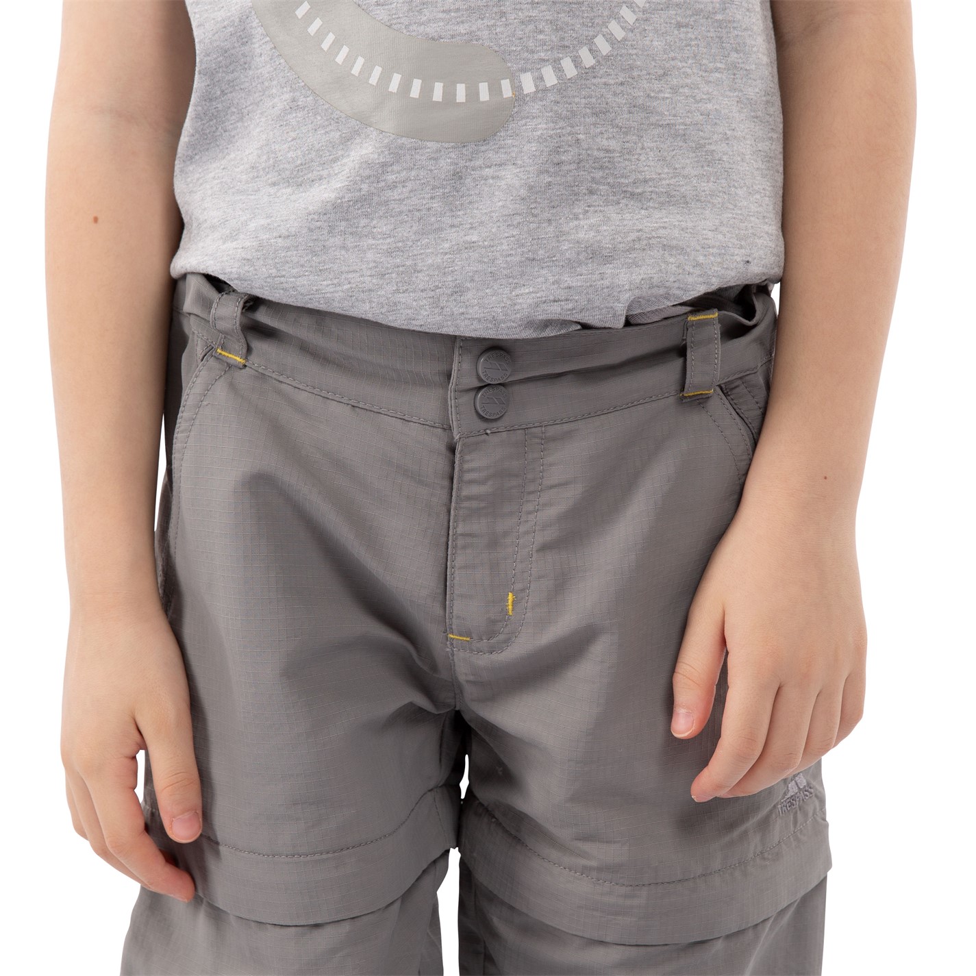 Trespass Storm Grey 8719018 Unisex Kids' Defence Walking Trousers - 6