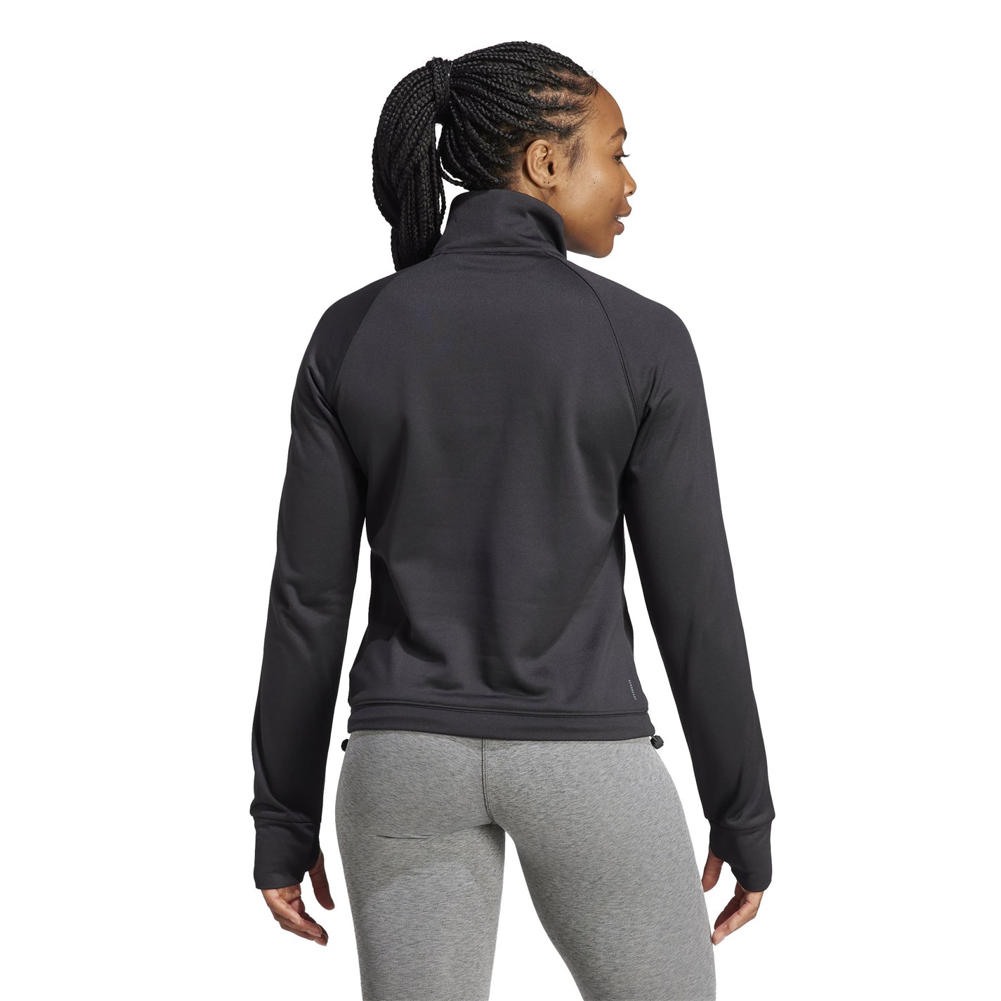 Bunda adidas Black 2528232 Quarter Zip Tracksuit Top Womens - 3