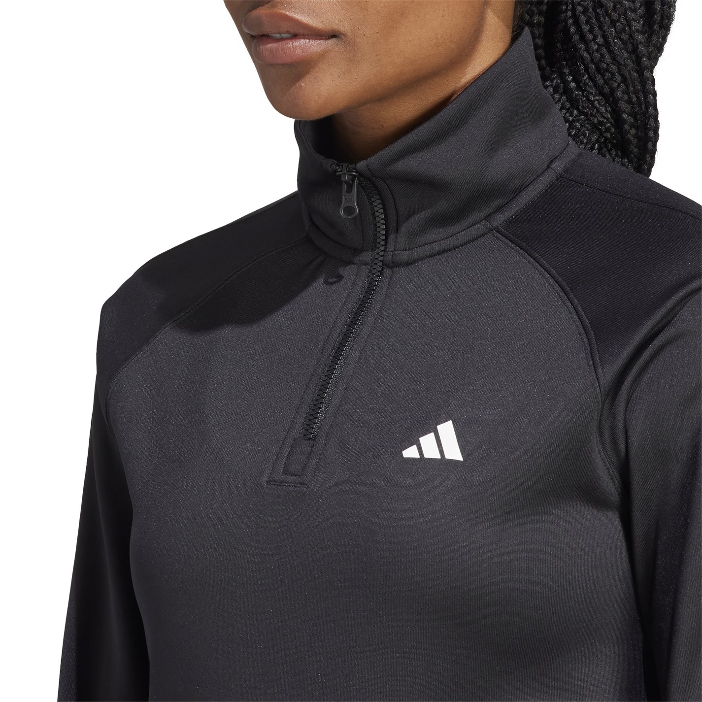 Bunda adidas Black 2528232 Quarter Zip Tracksuit Top Womens - 5