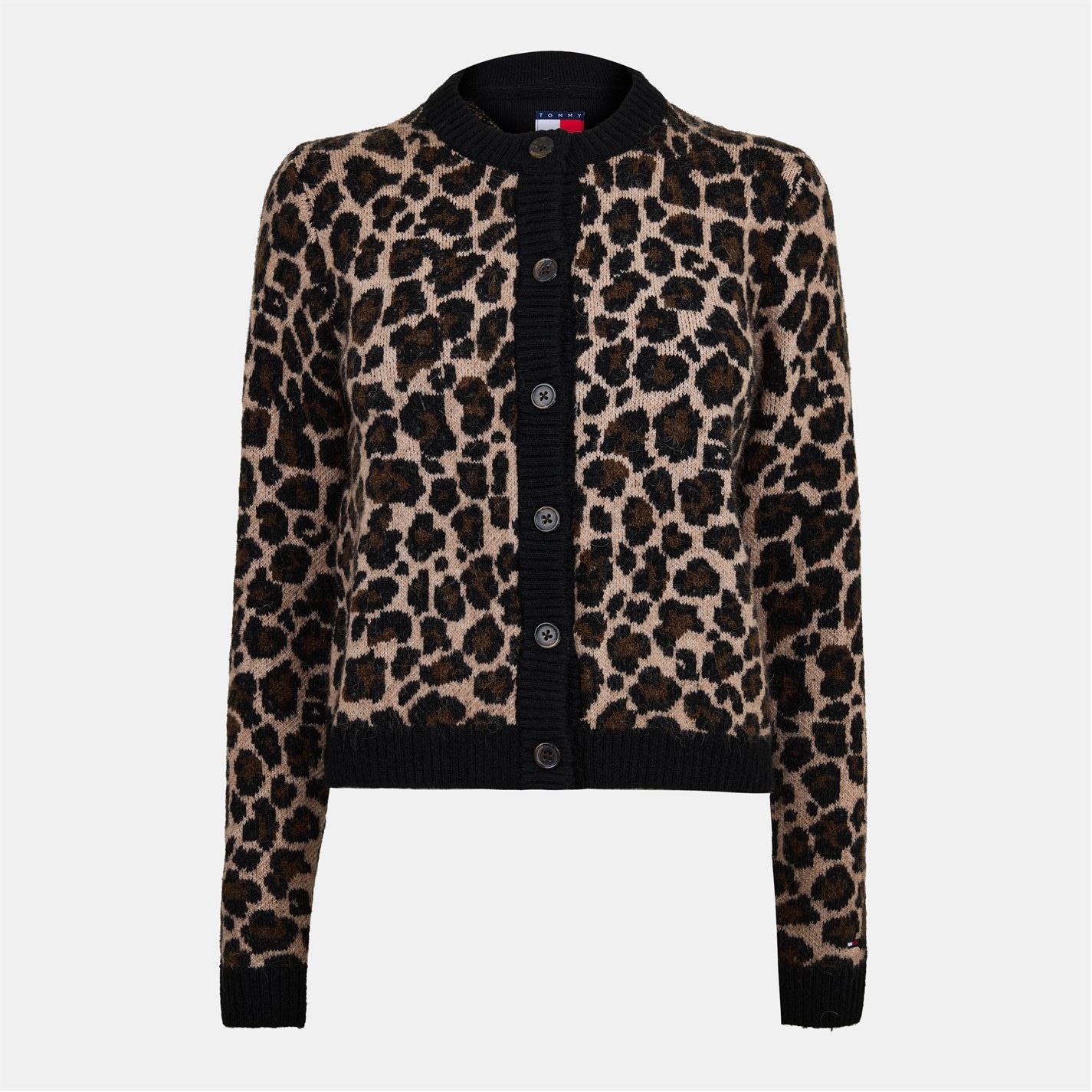 Šaty Tommy Jeans Leopard Aop 8875222 Women's Leopard Cardigan - 1