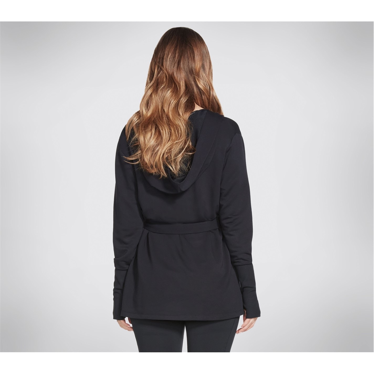 Skechers Black 2472835 Women's Everyday Belted Hoodigan Cardigan - 2