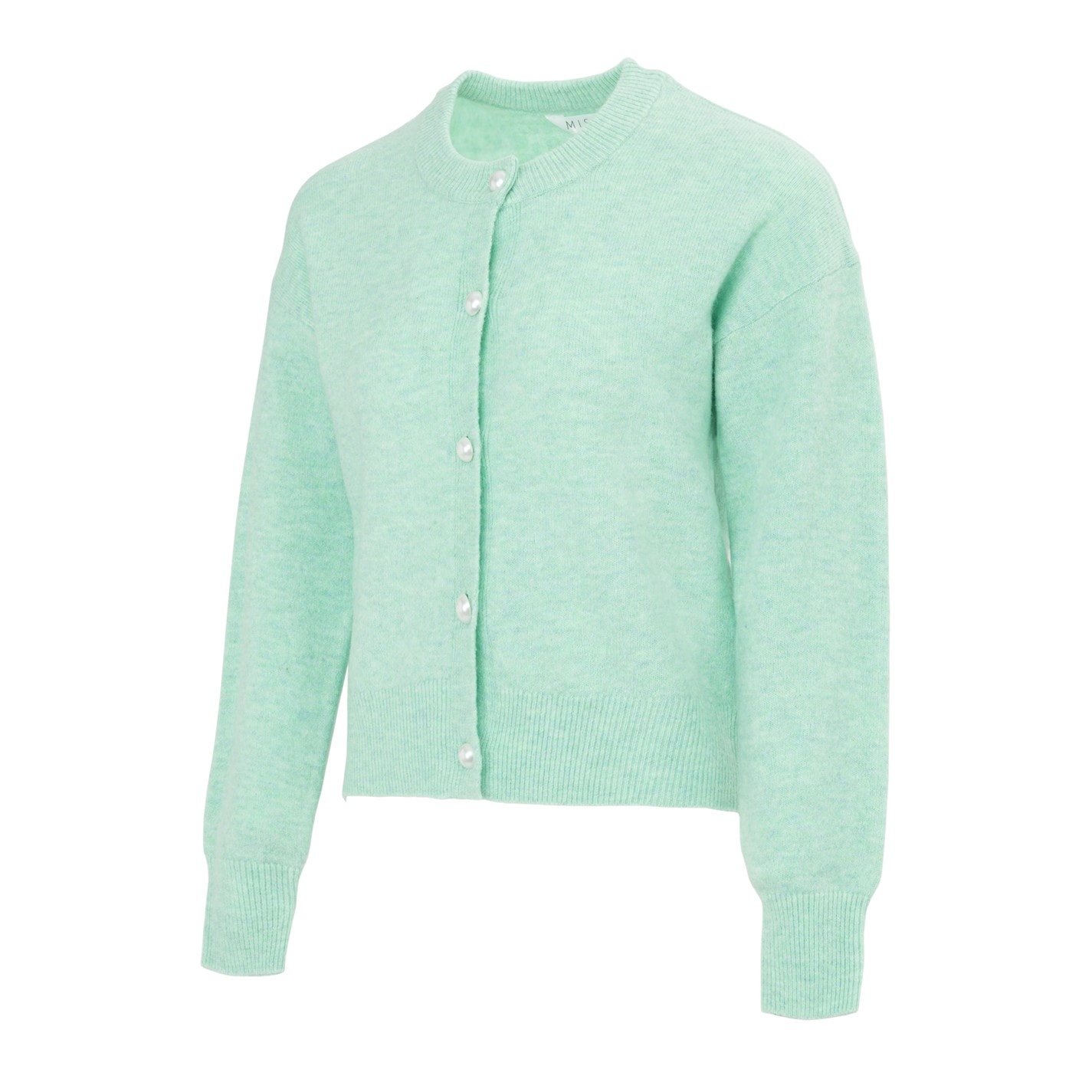 Miso Green 8875859 Spandex Button Cardigan Women - 3