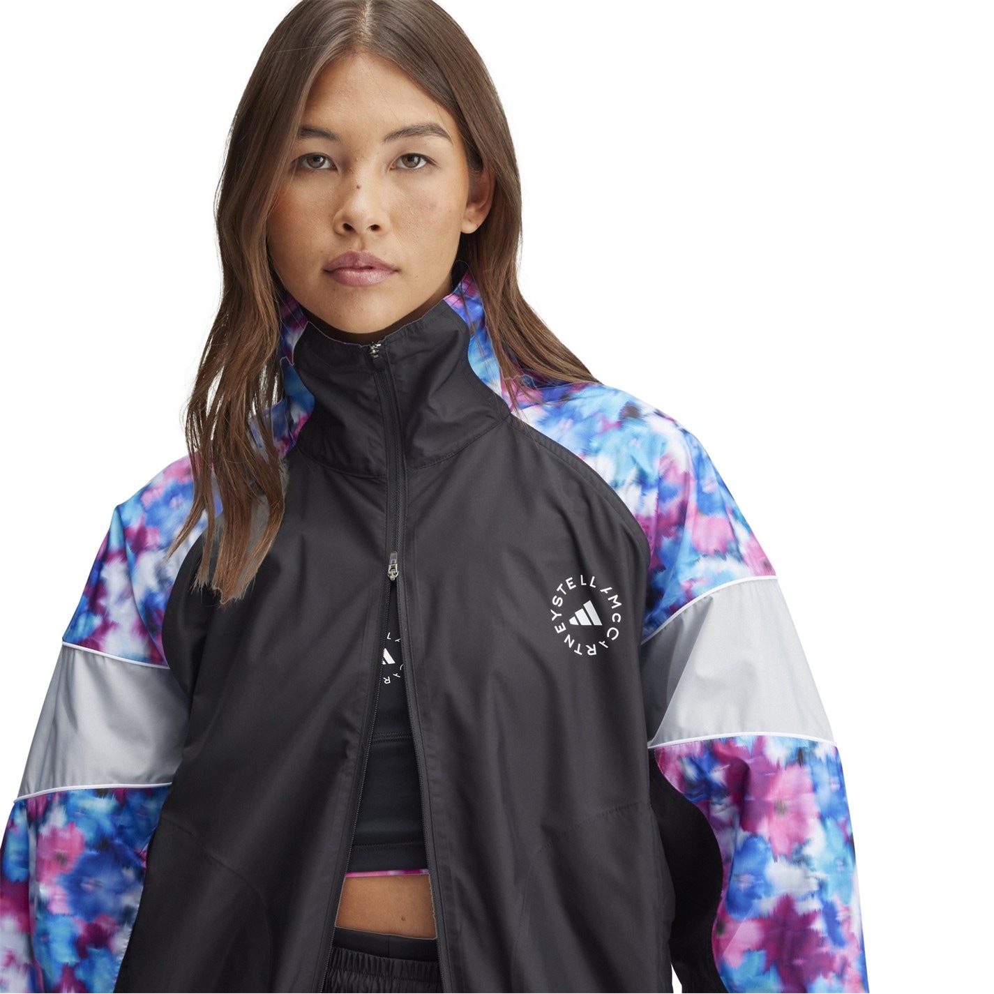 Bunda adidas Signal Cyan 9572072 Women's Performance Tracksuit Top - 4