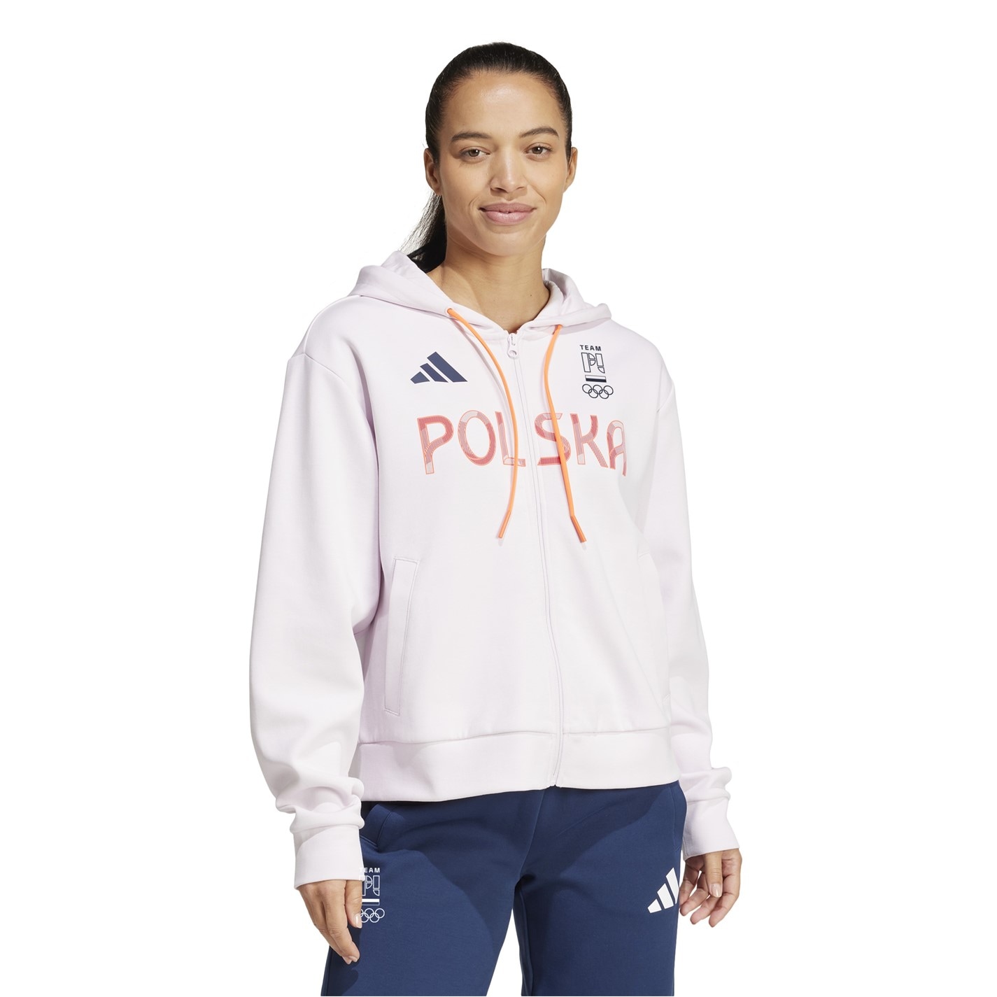 Bunda adidas Almost Pink 2995844 Women's Full Zip Performance Tracksuit Top - 2