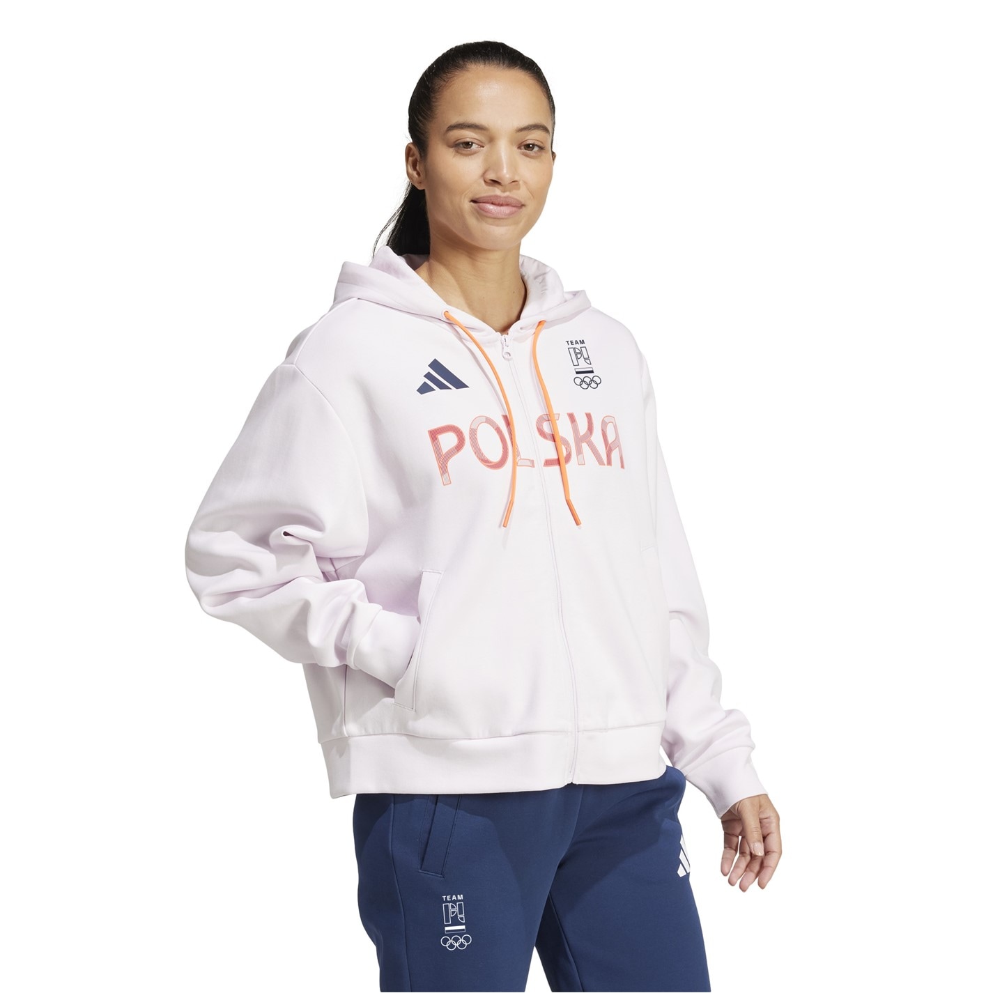 Bunda adidas Almost Pink 2995844 Women's Full Zip Performance Tracksuit Top - 6