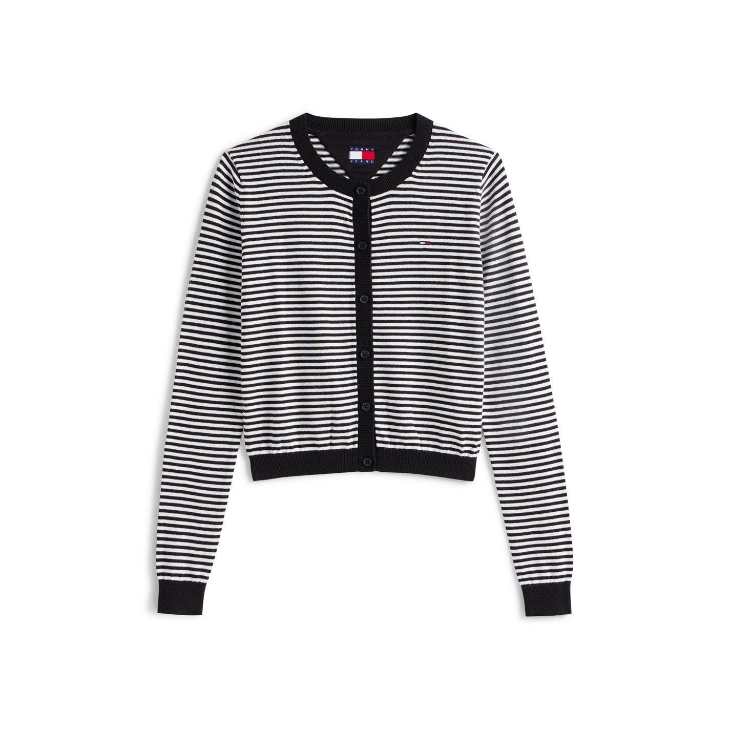 Tommy Jeans Black Stripe 931846 Women's Cardigan - 1