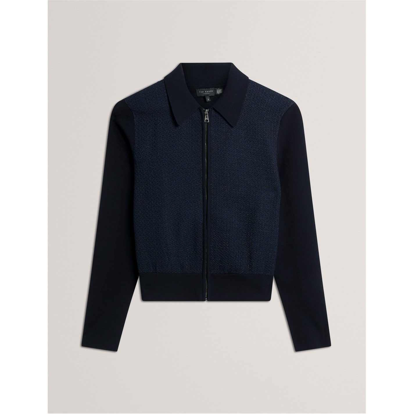 Ted Baker Navy 252463 Women's Knitted Zipped Cardigan - 1