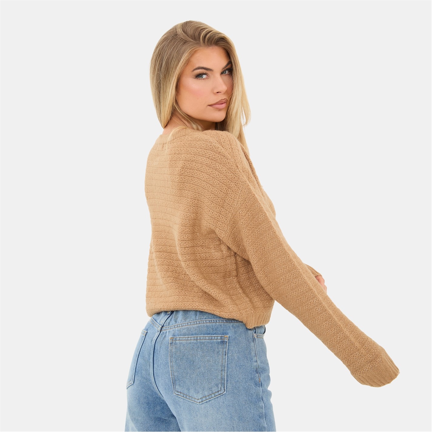 I Saw It First Mocha 2503516 Button Detail Cardigan - 2