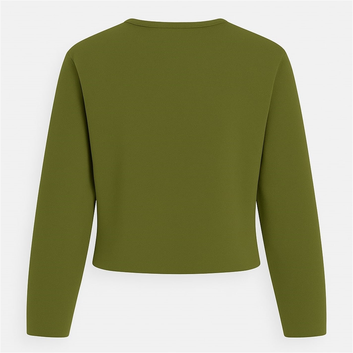 I Saw It First Khaki 534279 Statement Button Ribbed Cardigan - 2